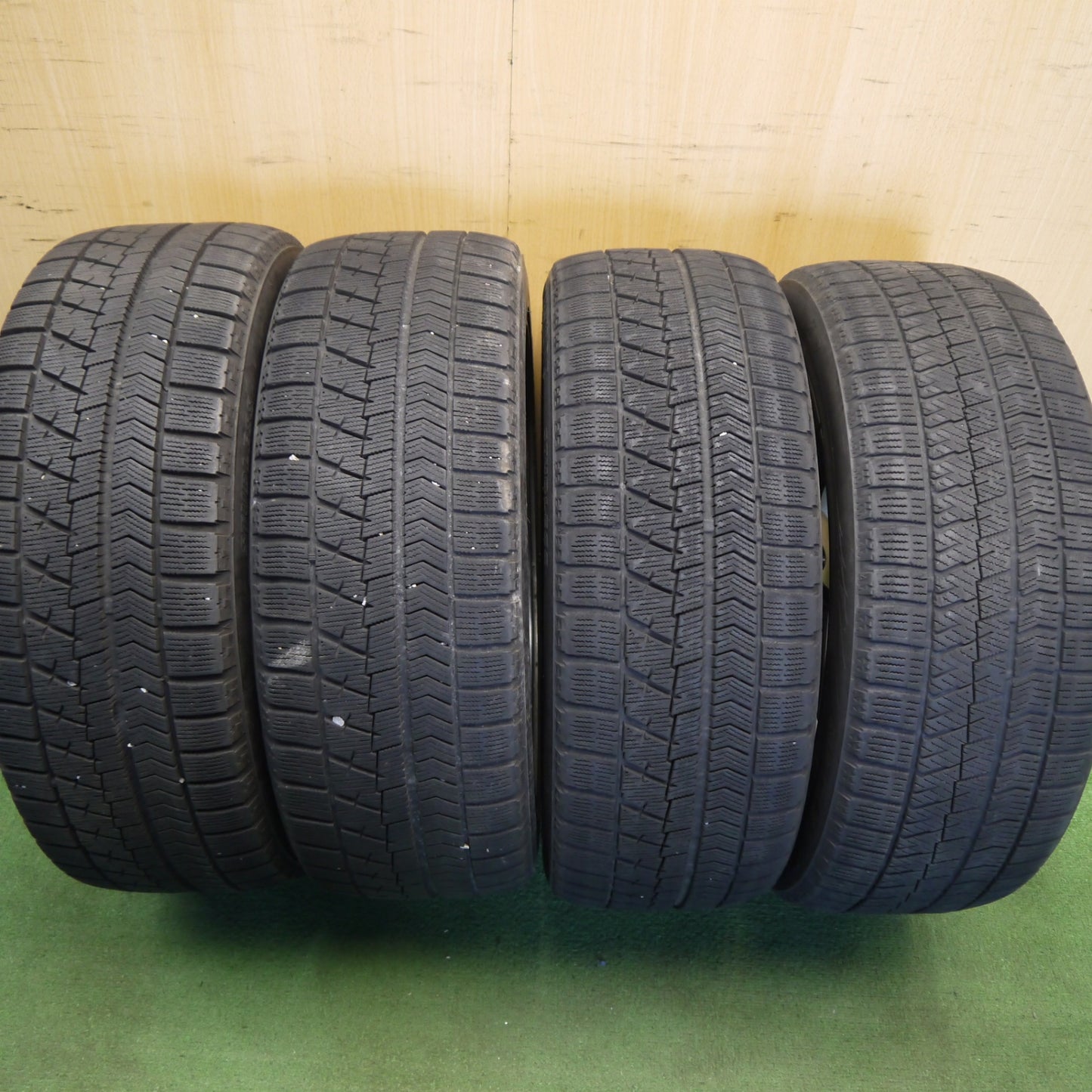バリ溝!8.5分★トヨタ 30系 プリウス S ツーリング 純正 215/45R17 スタッドレス ブリヂストン ブリザック VRX2 17インチ PCD100/5H★6052502Hス