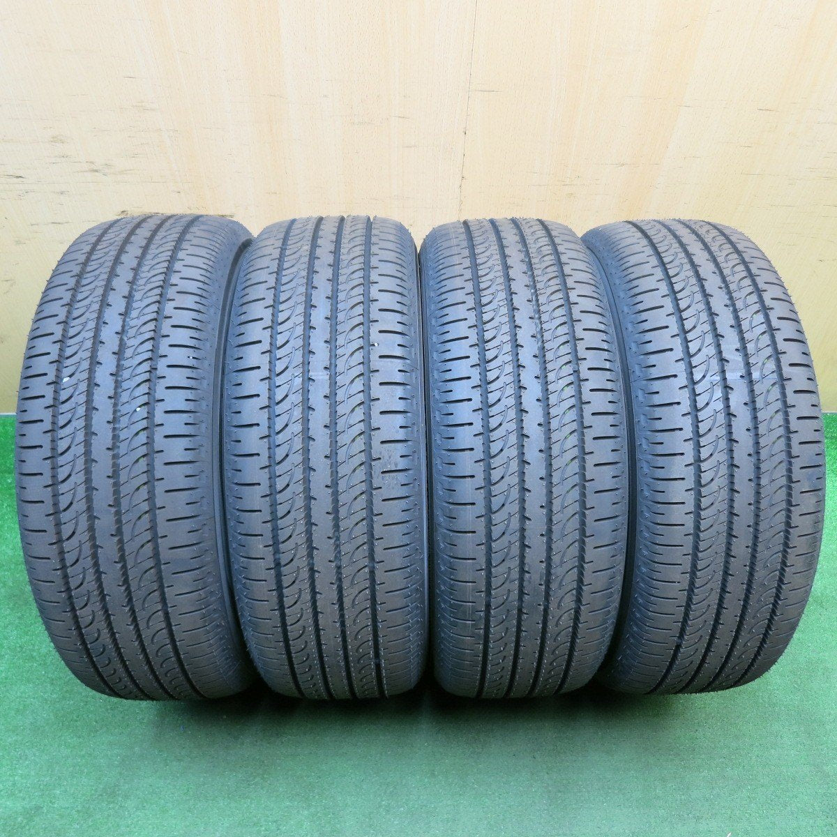 新車外し!24年★三菱 デリカ D:5 シャモニー 純正 225/55R18 ヨコハマ ジオランダー SUV G055 G055E 18インチ PCD114.3/5H★5040505TNノ