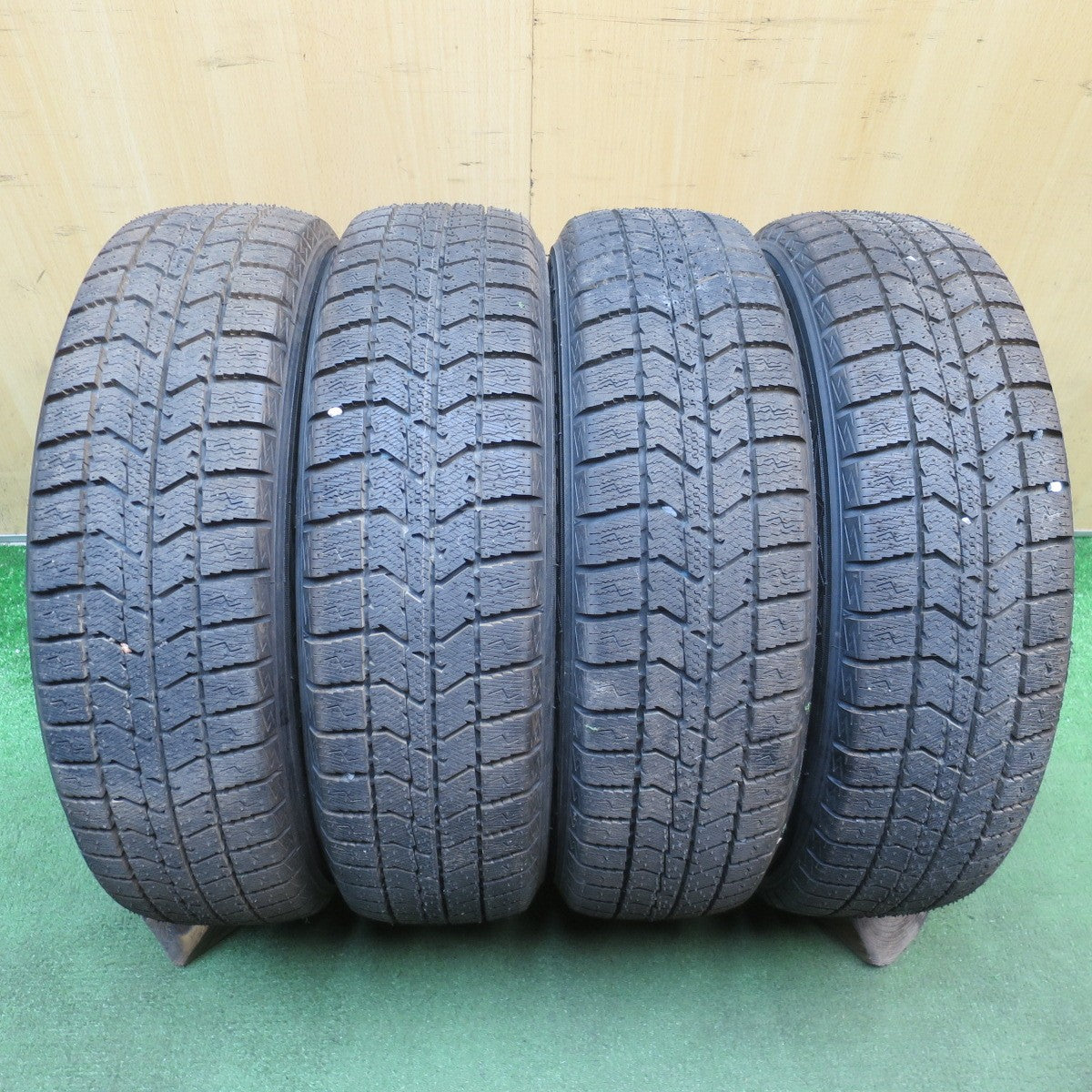 ほぼ未使用!25年◎スタッドレス 155/65R14 トーヨー オブザーブ GIZ3 La-Strada Tirado@ 阿部商会 ラストラーダ ティラード 14インチ PCD100/4H◎6072704NJス