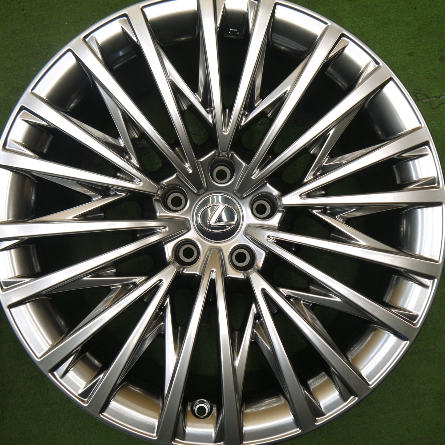 未使用★レクサス LS ハイパー クロム メタリック 純正 OP ホイール 20インチ 20×8.5J PCD120/5H★5070408Hホ