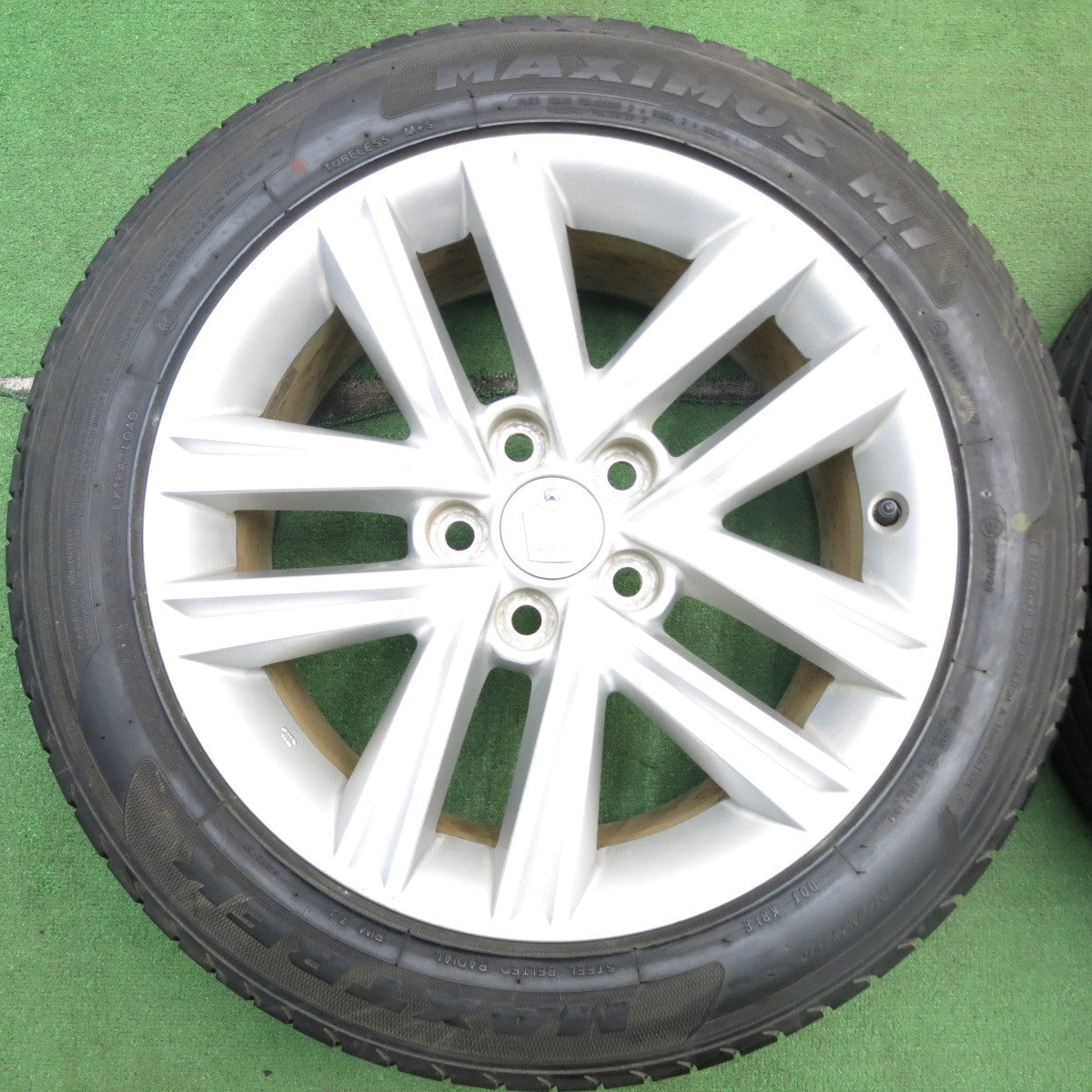4本価格★トヨタ 210系 クラウン アスリート 純正 215/55R17 マックストレック MAXIMUS M1 17インチ PCD114.3/5H★5062706AKノ