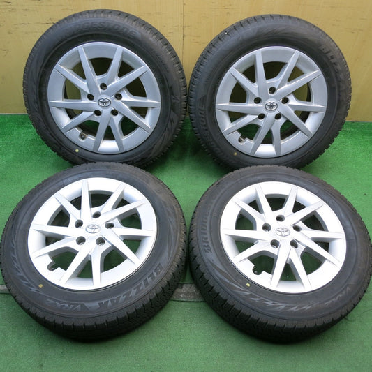 バリ溝!23年!キレイ!9分★トヨタ プリウスα 純正 205/60R16 スタッドレス ブリヂストン ブリザック VRX2 16インチ PCD114.3/5H★5061303HAス
