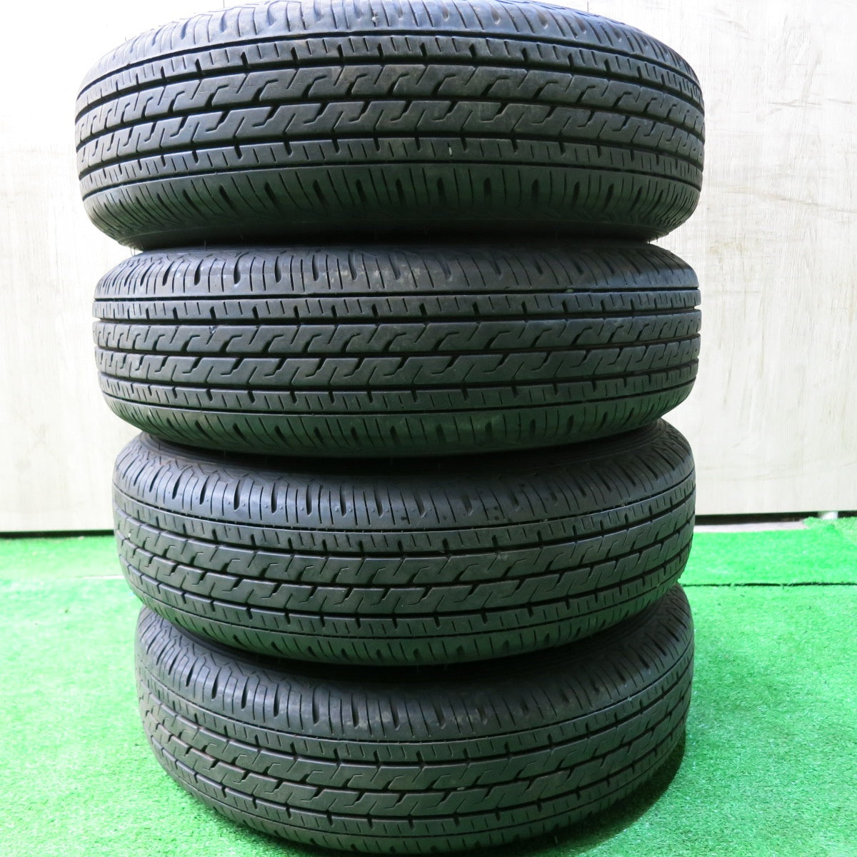 バリ溝!23年!8.5分★145/80R12 80/78N ブリヂストン エコピア R710 TOPY スチール 12インチ PCD100/4H★5062706HAノ