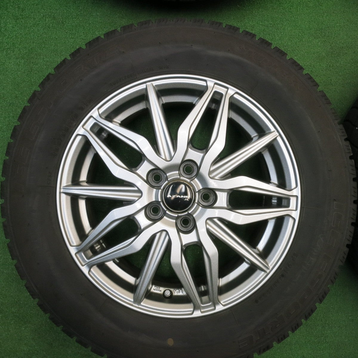 バリ溝!22年!キレイ!9分★スタッドレス 195/65R15 アイスエスポルテ AZANE JL アザーネ 15インチ PCD100/5H★5042204TNス