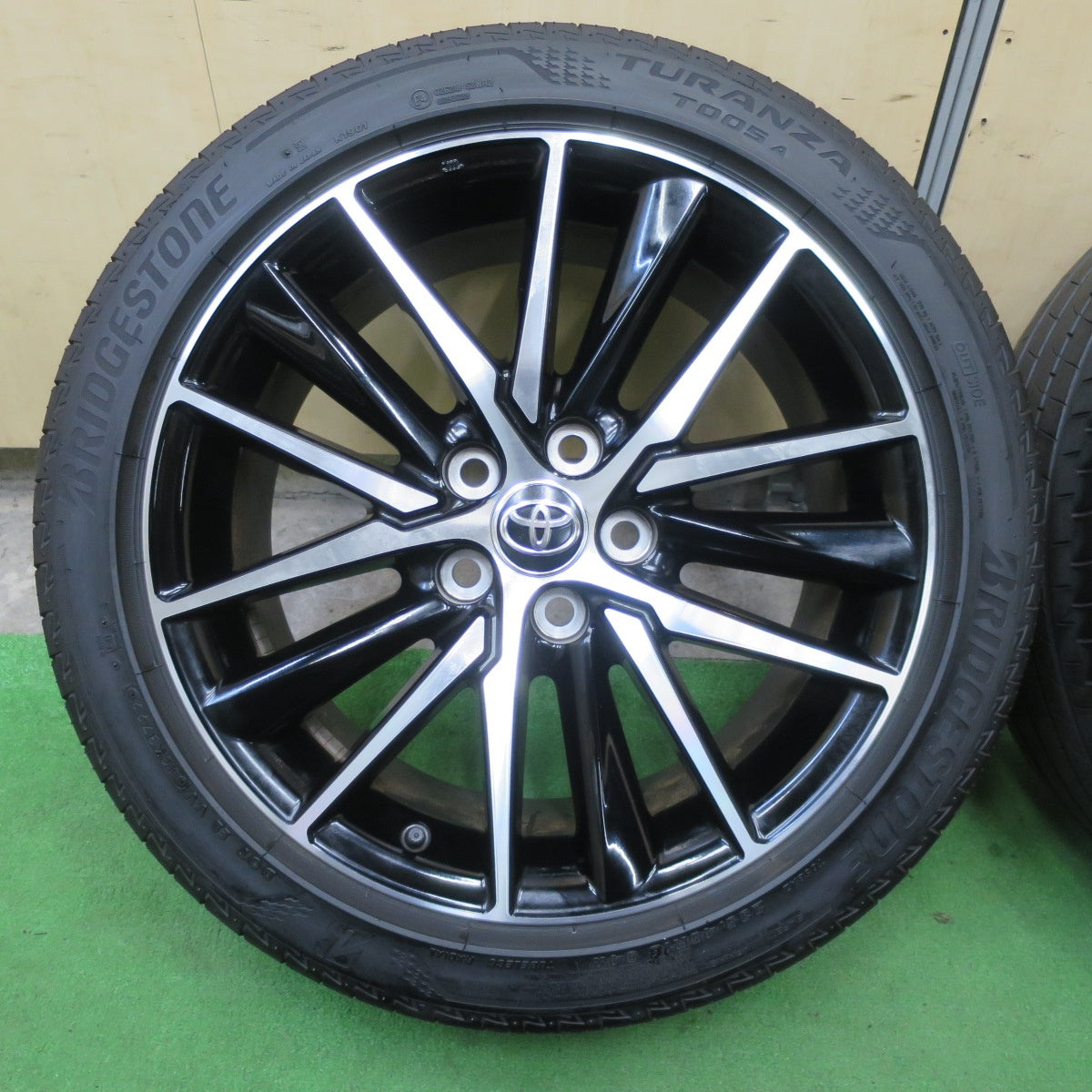 バリ溝!22年!キレイ!9.5分★トヨタ 70系 カムリ 純正 235/45R18 ブリヂストン トランザ T005A 18インチ PCD114.3/5H★5090203TTノ