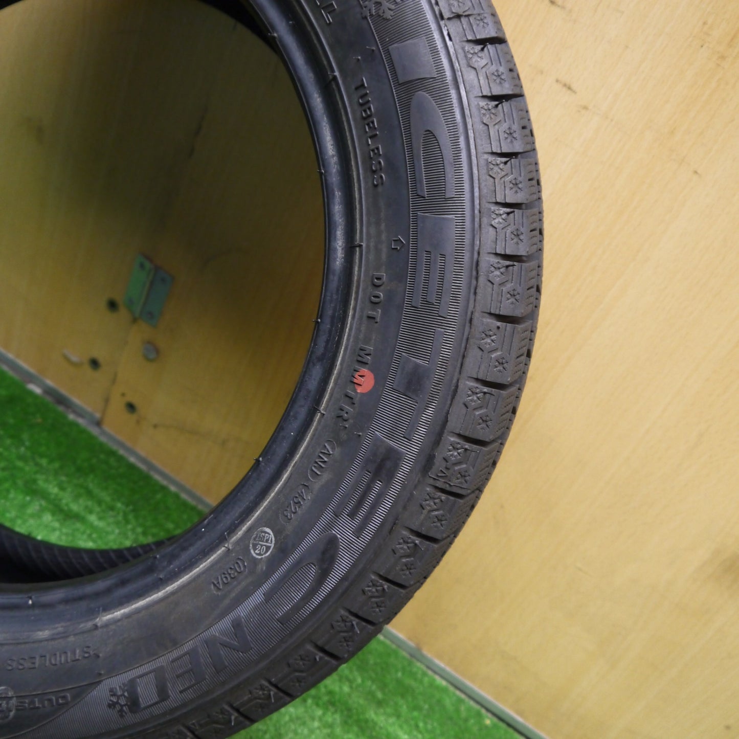 バリ溝!23年!9.5分!1本★スタッドレス 155/65R14 ケンダ KR36 アイステック ネオ タイヤ 14インチ タント ワゴンR N-BOX ラパン スペーシア 等★5060907Hスタ