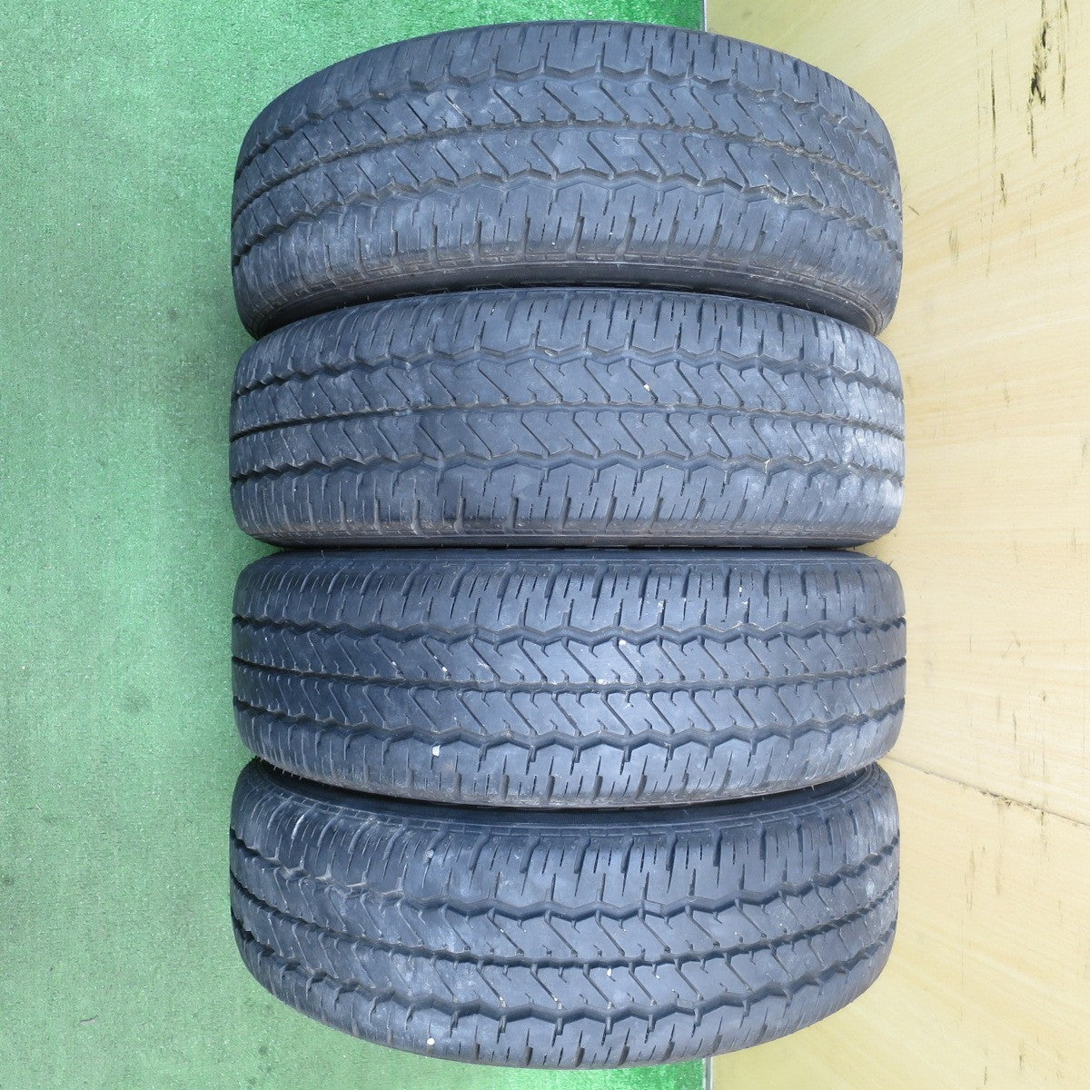 バリ溝!9分★ダイハツ ムーヴ 純正 155/65R13 マックストレック SU-810 13インチ PCD100/4H★5061904NJノ