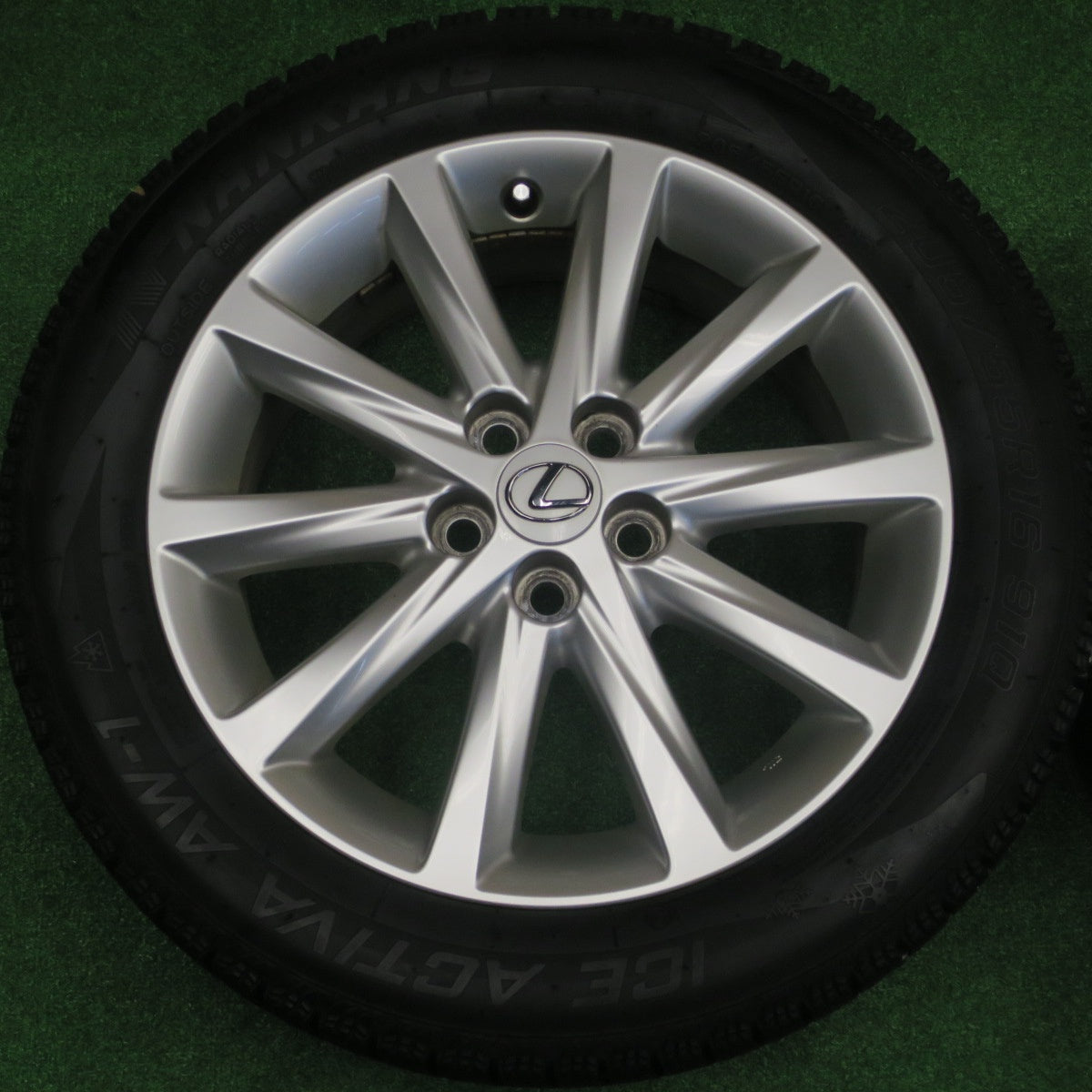 バリ溝!21年!キレイ!9分★レクサス CT 純正 205/55R16 スタッドレス ナンカン アイスアクティバ AW-1 16インチ PCD100/5H★5121407NKス