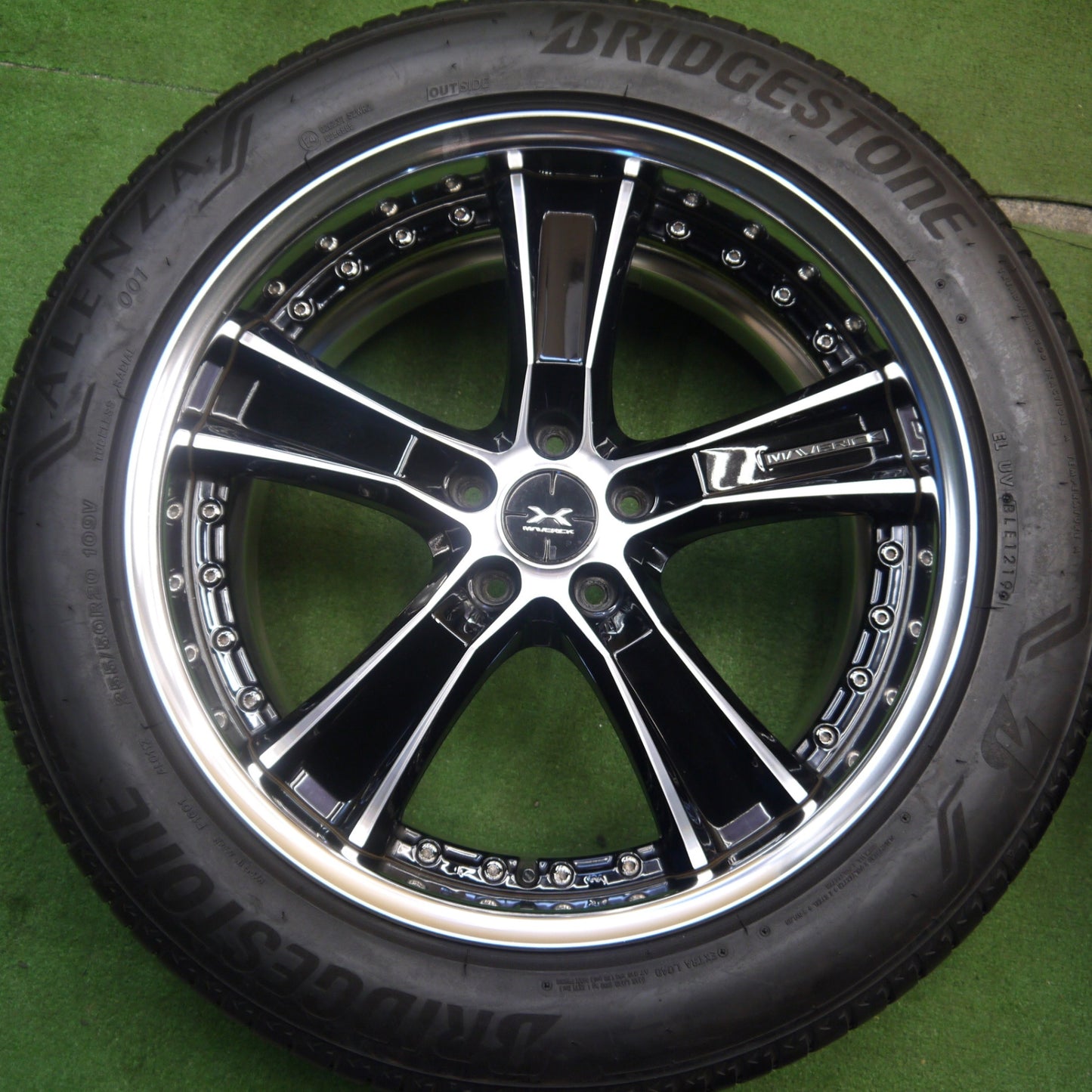バリ溝!キレイ!9.5分★MAVERICK 005S-R SL 255/50R20 ブリヂストン アレンザ 001 マーベリック 20インチ PCD114.3/5H★5051407Hノ