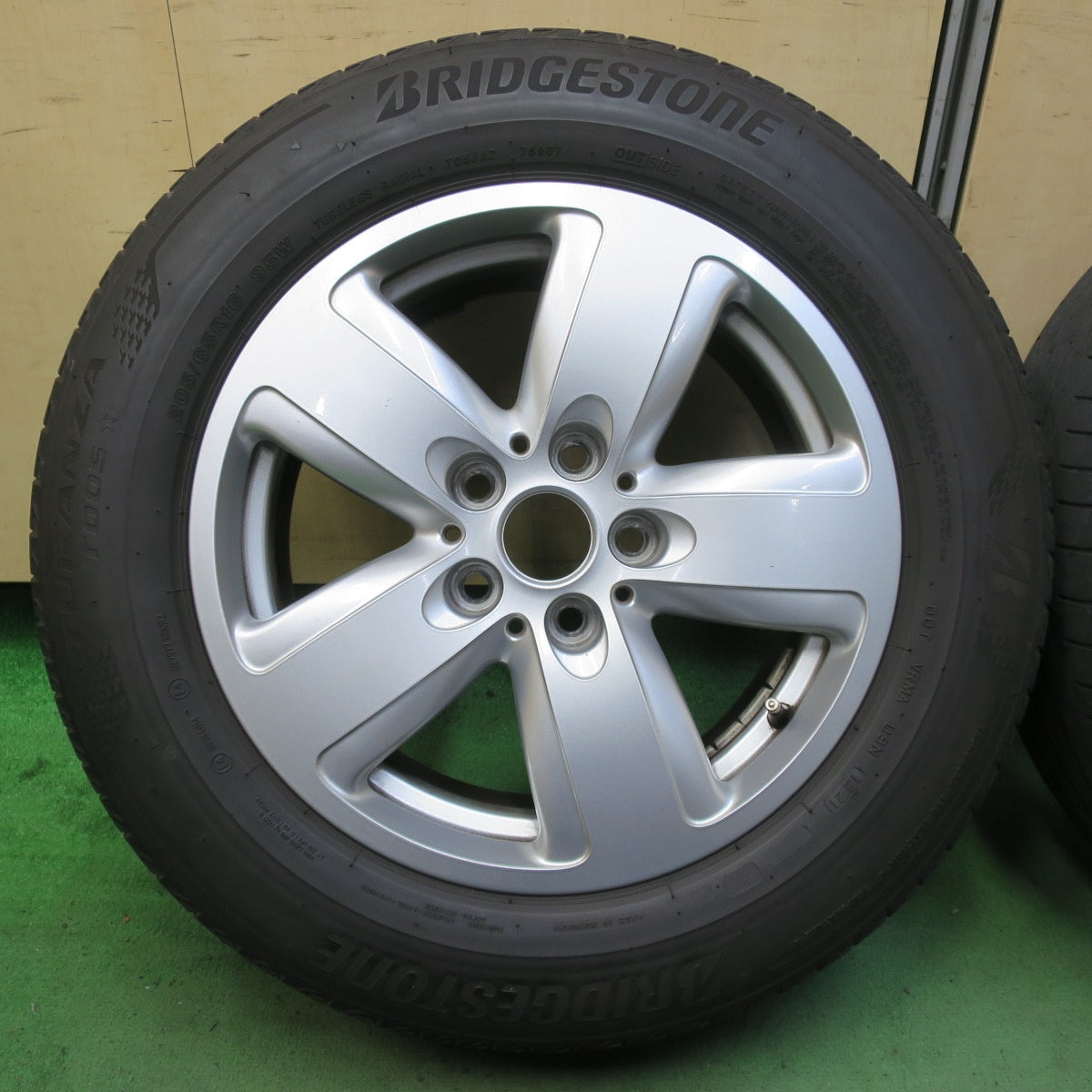4本価格!21年★MINI F60 ミニ クロスオーバー 純正 205/65R16 ブリヂストン トランザ T005 16インチ PCD112/5H★5090103イノ