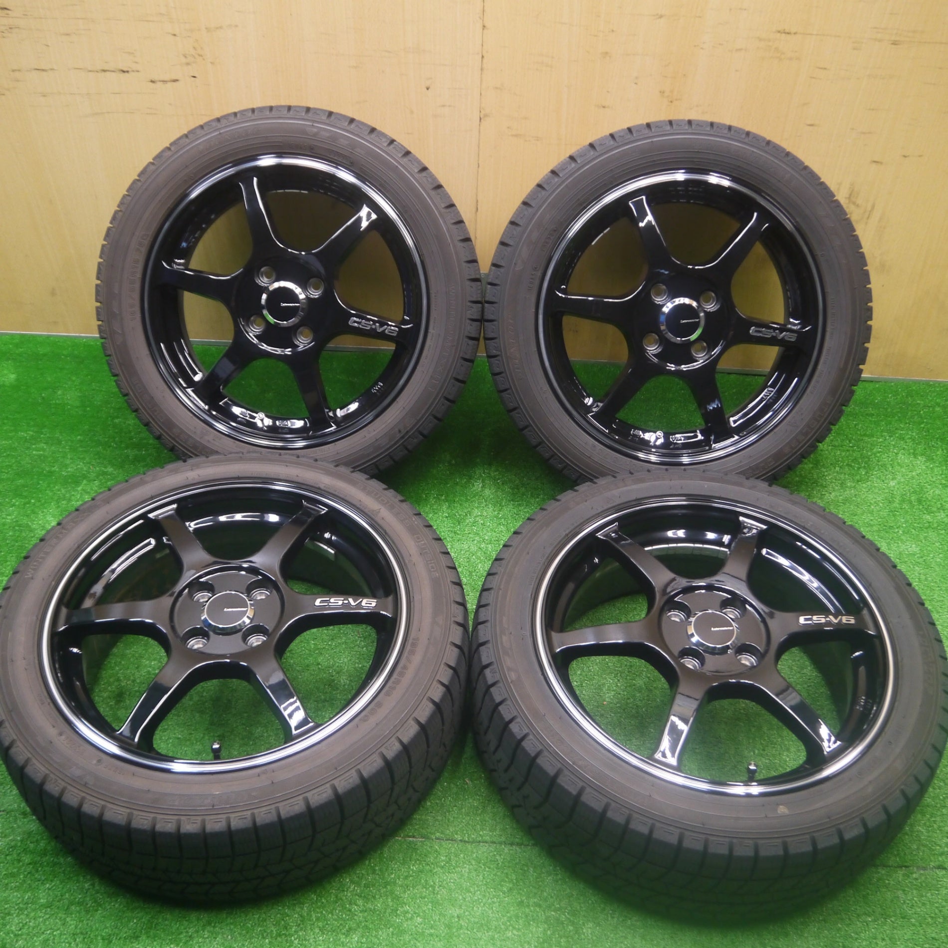 【現品限り】レアマイスター CS-V6中古アルミホイール 16インチ 4本セット LEHRMEISTER 【ホイール単品4本セット】 レアマイスター CS-V6(グロス