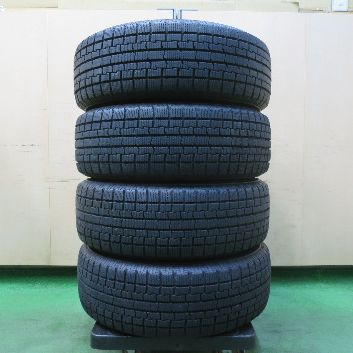 バリ溝!9.5分★プリウス 等 195/65R15 スタッドレス アイスフロンテージ EuroSpeed MANARAY SPORT ユーロスピード 15インチ PCD100/5H★5051507イス