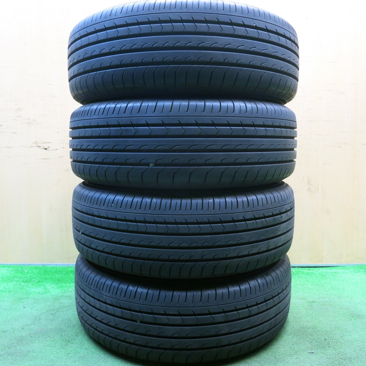 バリ溝!24年!9.5分★マツダ ビアンテ 純正 205/60R16 ヨコハマ BluEarth-RV RV03 16インチ PCD114.3/5H★5050506HAノ