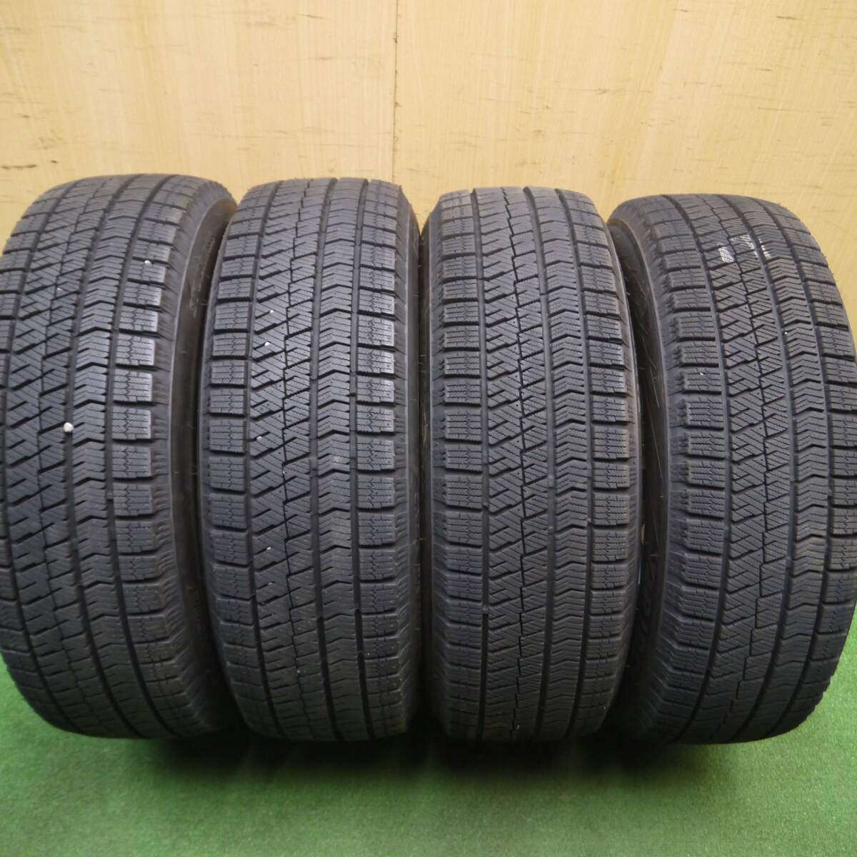 バリ溝!23年!キレイ!9.5分以上★スタッドレス 195/65R15 ブリヂストン ブリザック VRX2 BALMINUM バルミナ 15インチ PCD114.3/5H★5011505Hス