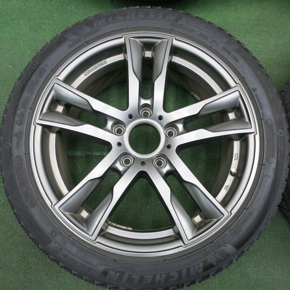 キレイ★BMW 等 KELLENERS 225/45R17 スタッドレス ミシュラン X-ICE3+ ケレナーズ 17インチ PCD120/5H★4051903HAス