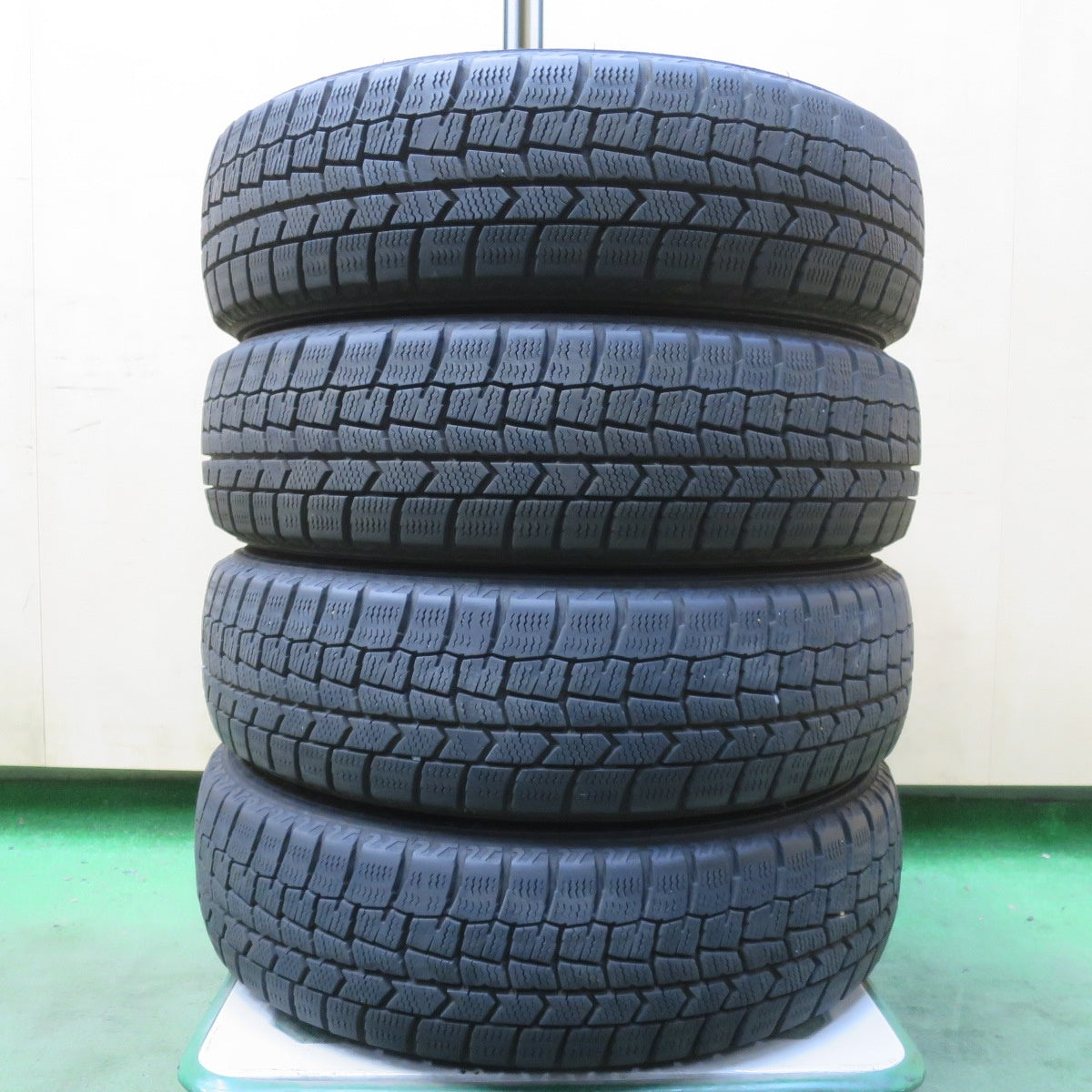 4本価格!22年◎スタッドレス 155/65R14 ダンロップ ウインターマックス WM02 Tirado γ La-Strada 阿部商会 ティラード 14インチ PCD100/4H◎6100603イス