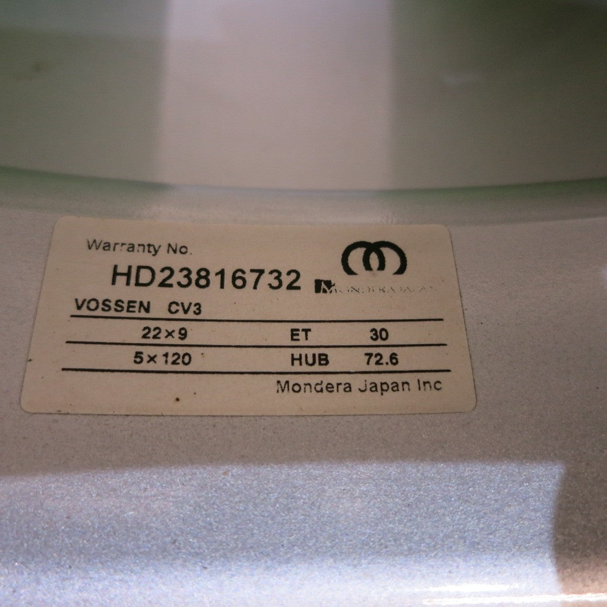 タイヤほぼ未使用!23年!キレイ★BMW 等 VOSSEN CV3 255/30R22 295/25R22 コンチネンタル エクストリーム コンタクト DWS06 プラス ヴォッセン PCD120/5H★5050209HAノ
