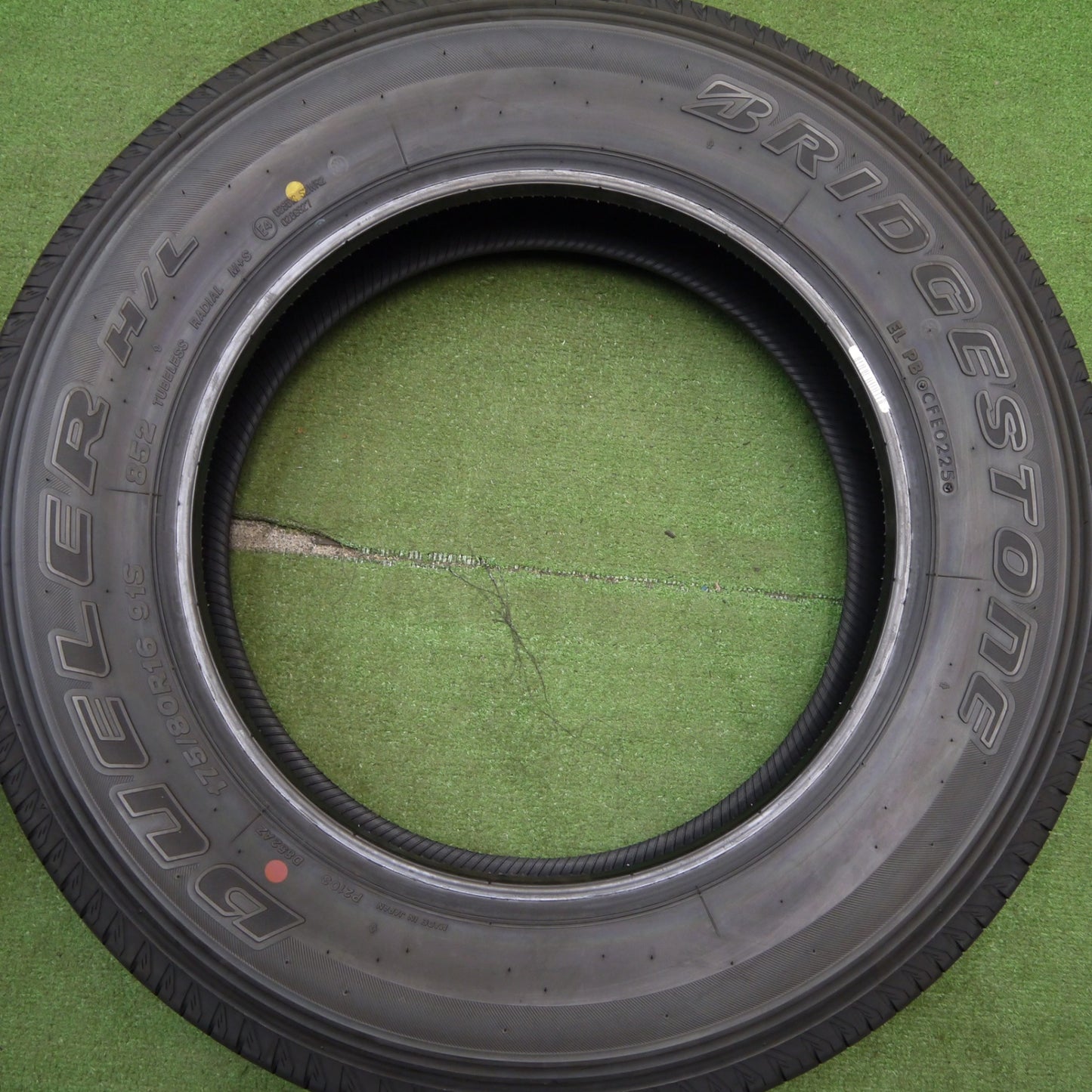新車外し!25年★ジムニー 等 175/80R16 ブリヂストン デューラー H/L 852 タイヤ 16インチ★5050203Hノタ