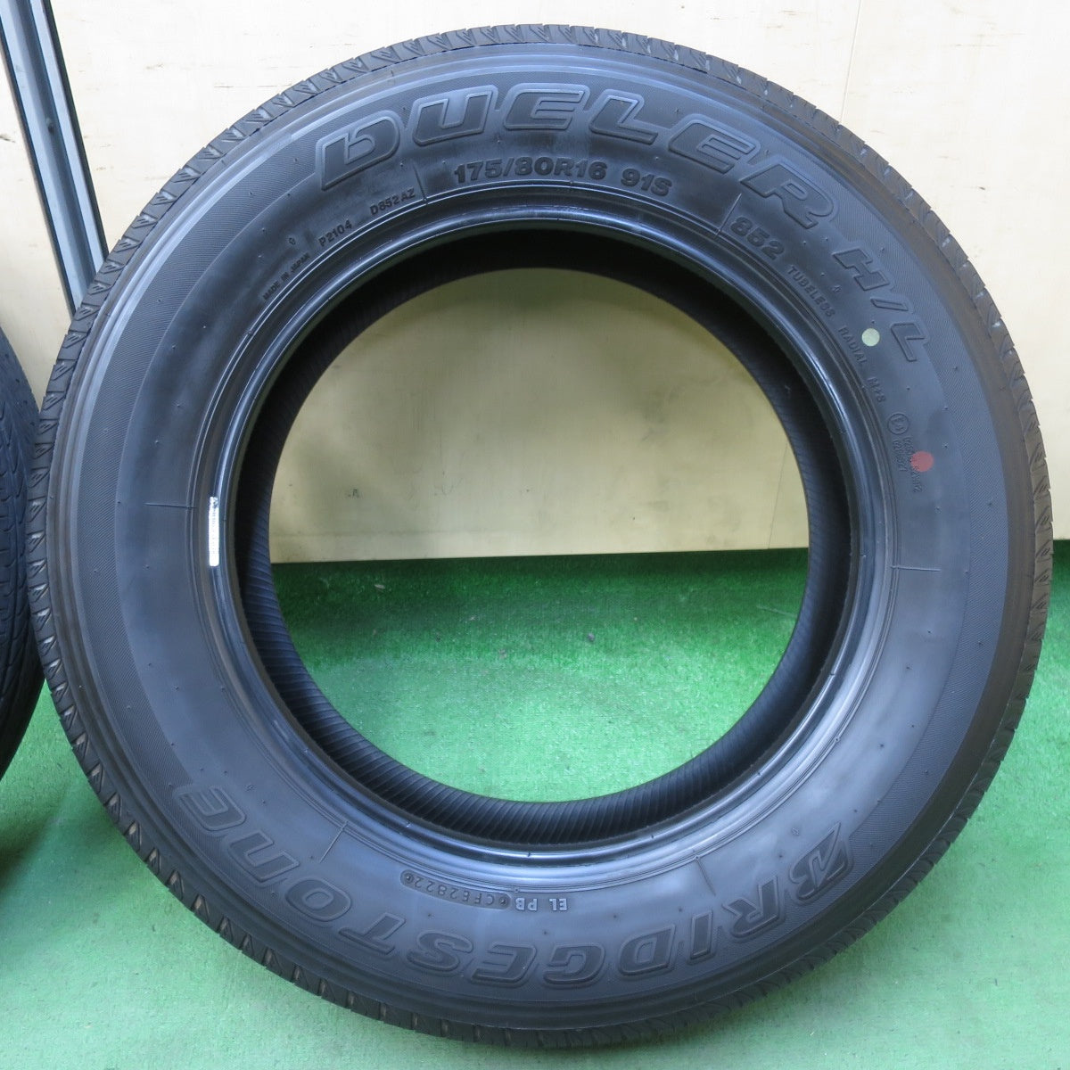 バリ溝!22年!9分★ジムニー 等 175/80R16 ブリヂストン デューラー H/L 852 DUELER タイヤ 16インチ★5060302イノタ
