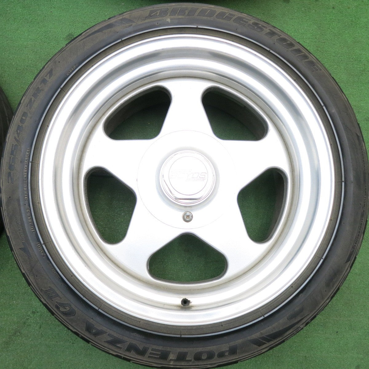 4本価格★BOYDS cast ターボテック 245/45R17 265/40R17 ブリヂストン PZ-1 G3 ボイド キャスト 17インチ PCD114.3 127/5H マルチ★5052505HAノ
