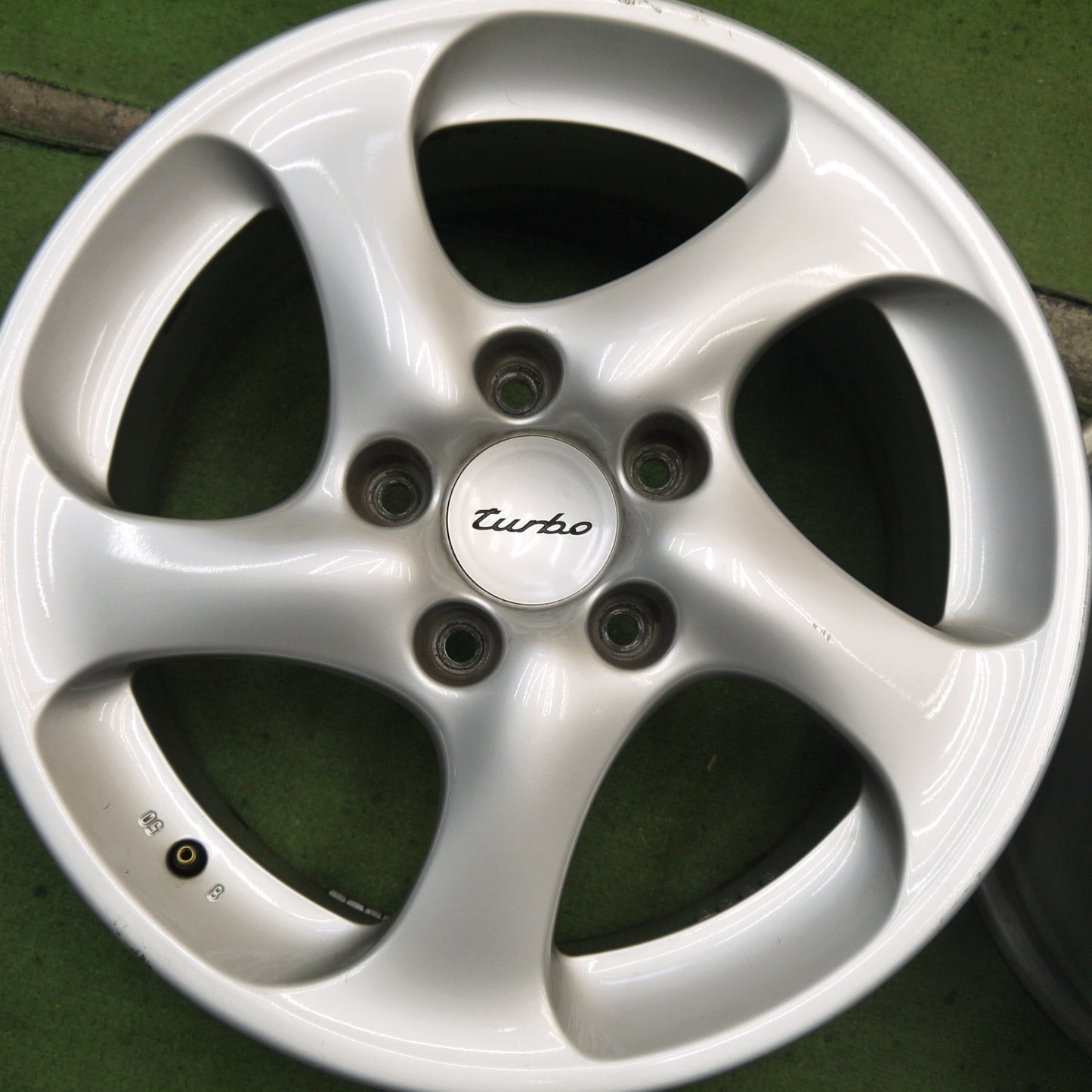 4本価格★ポルシェ 911 996 カレラ 4S 純正 ホイール 18インチ 18×8J 18×11J PCD130/5H★5081202Hホ