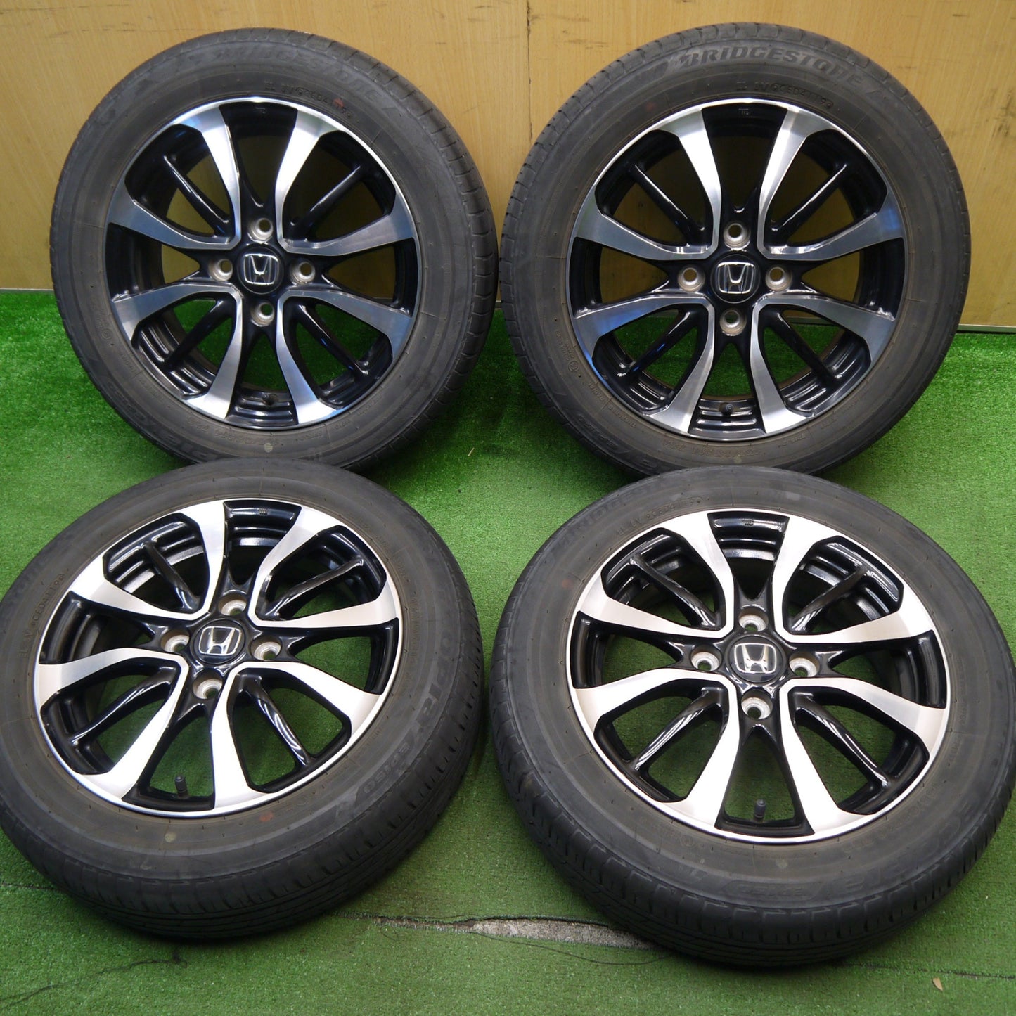 キレイ★ホンダ N-BOX カスタム 純正 155/65R14 ブリヂストン エコピア EP150 14インチ PCD100/4H★5042104Hノ