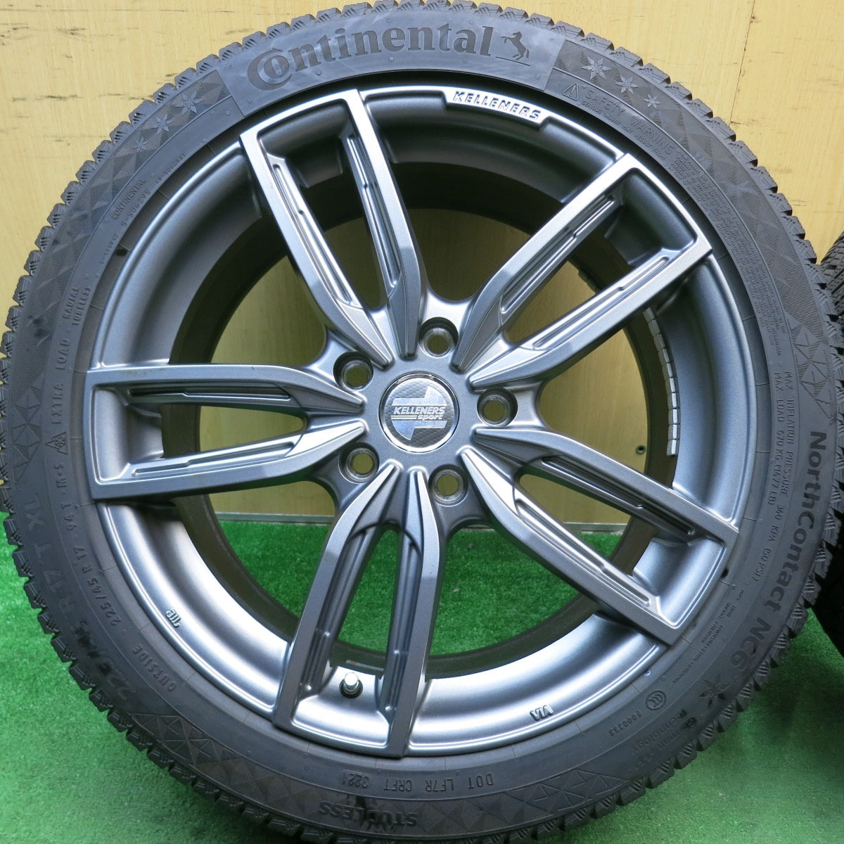 キレイ!21年★MINI ミニ 等 KELLENERS Sport 225/45R17 スタッドレス コンチネンタル ノースコンタクト NC6 ケレナーズ スポーツ PCD112/5H★5070110HAス