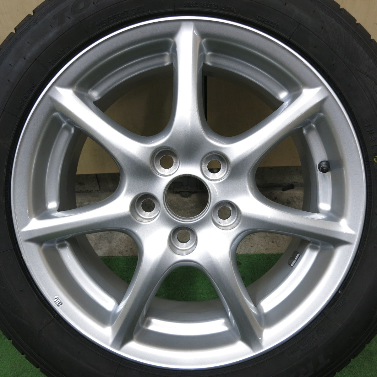 未使用!25年!1本★トヨタ 50系 エスティマ 純正 215/55R17 トーヨー トランパス MP7 17インチ PCD114.3/5H★5091003ナノ