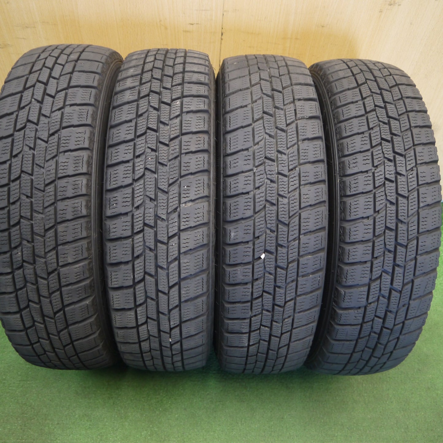 4本価格◎スズキ MK21S パレット 純正 155/65R14 スタッドレス グッドイヤー アイスナビ6 14インチ PCD100/4H◎6072106Hス