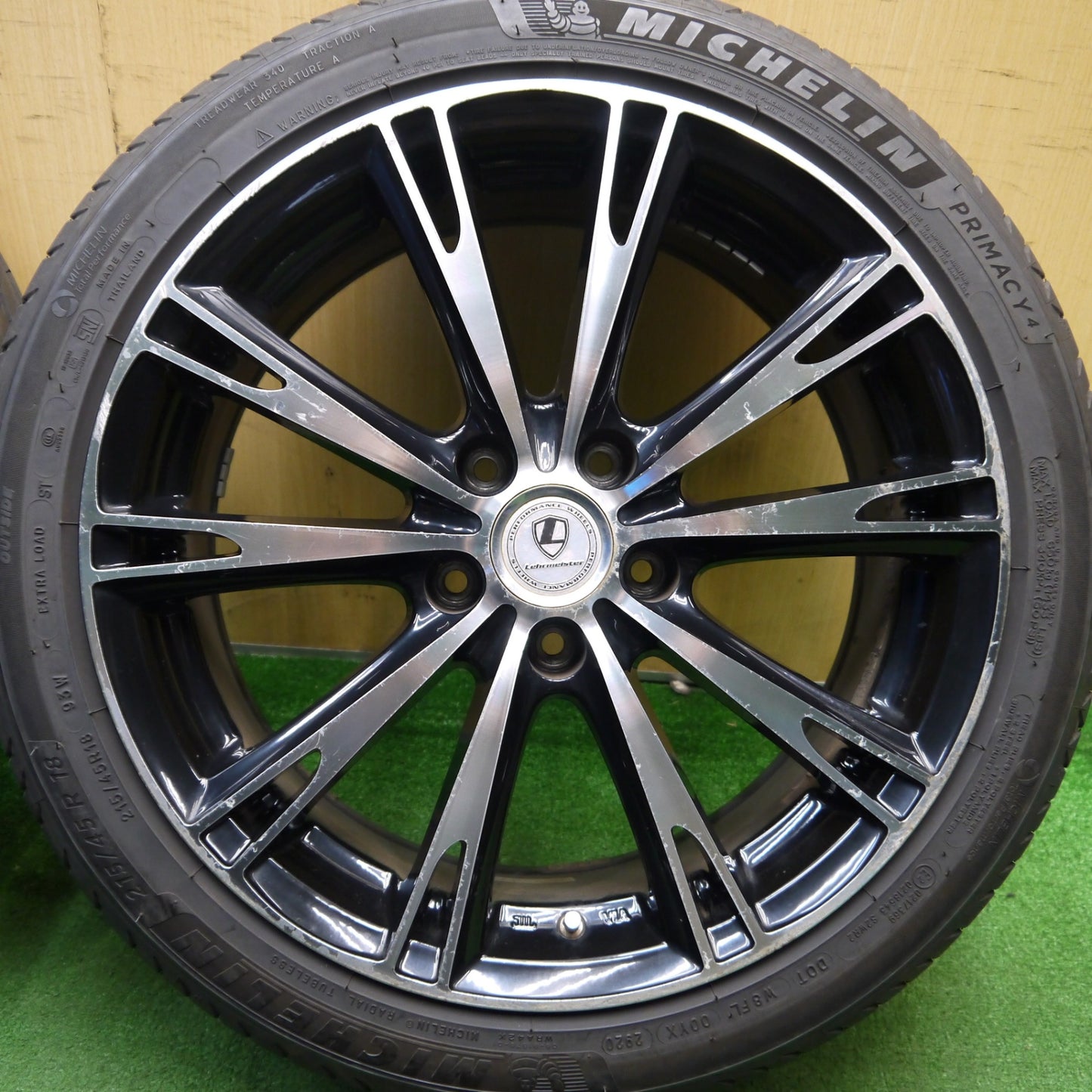 4本価格★Lehrmeister サンテミリオン 215/45R18 ミシュラン プライマシー4 レアマイスター 18インチ PCD114.3/5H★5042106Hノ