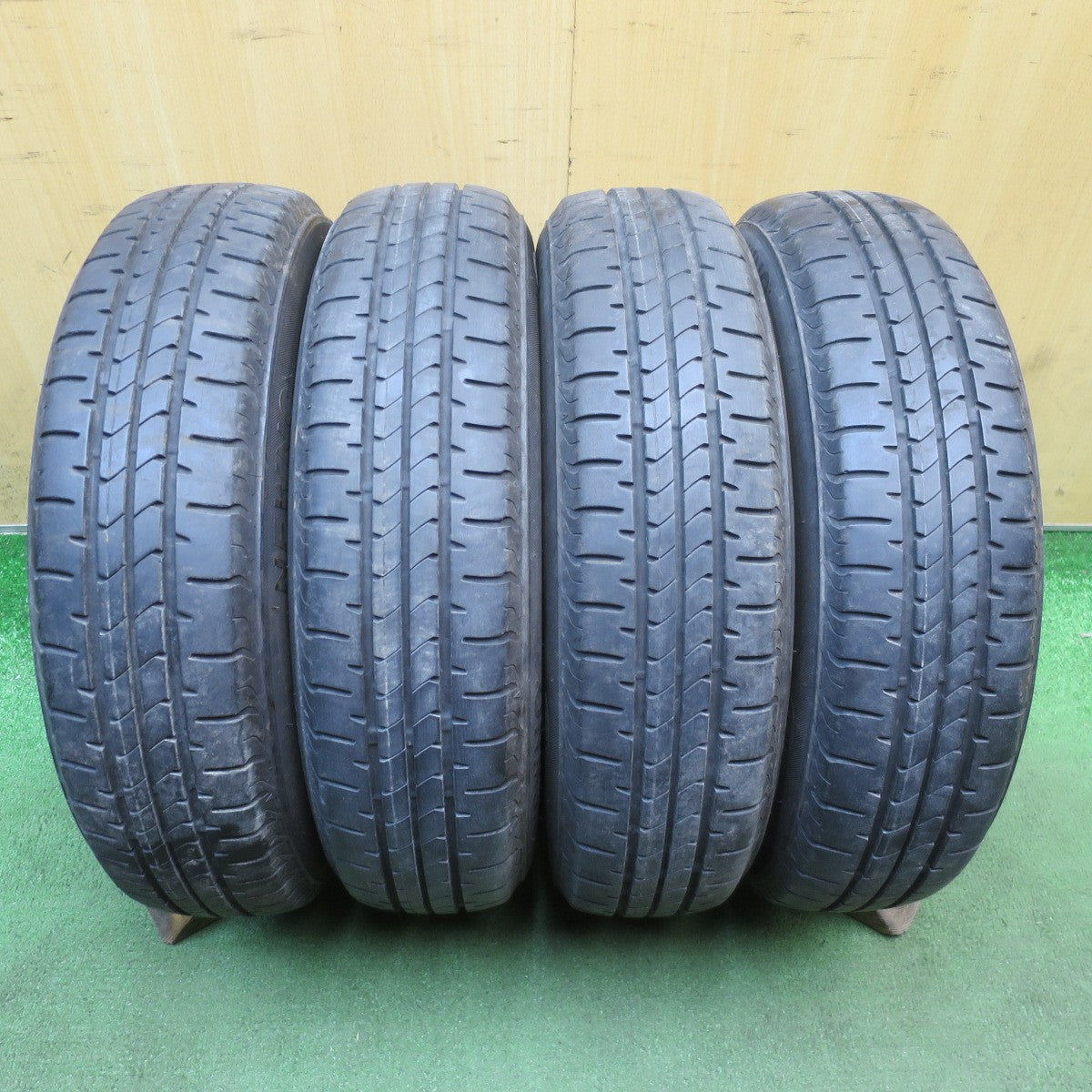 バリ溝!23年!8.5分◎145/80R13 ブリヂストン NEWNO Exsteer エクスター 13インチ PCD100/4H◎6072703NJノ