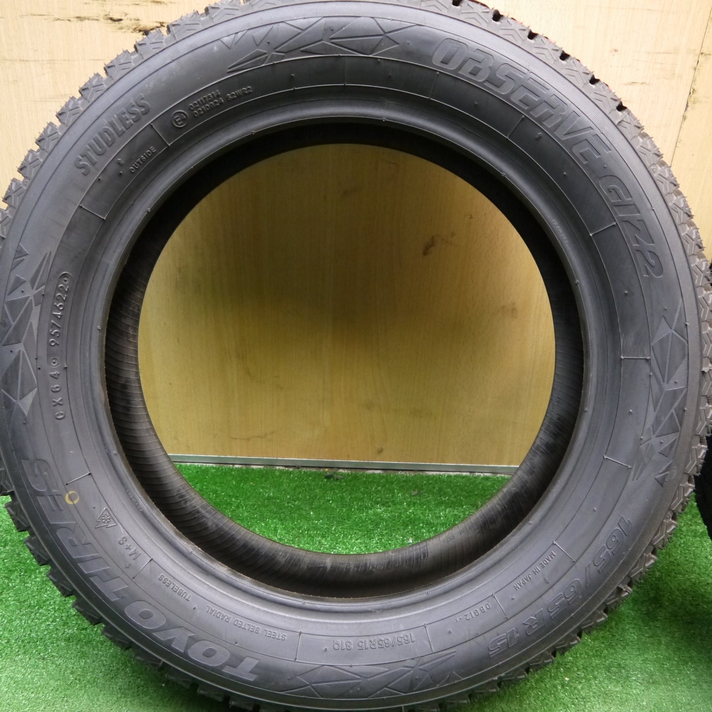未使用!22年★スタッドレス 165/65R15 トーヨー オブザーブ GIZ2 タイヤ 15インチ タフト デリカ D:2 ソリオ 等★5062707Hスタ