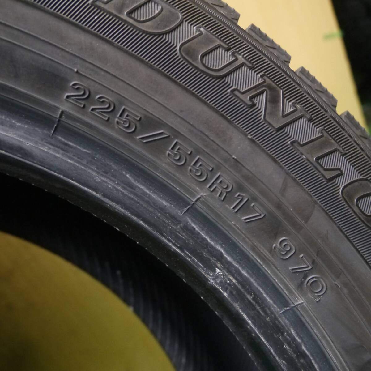 バリ溝!21年!9.5分!2本★スタッドレス 225/55R17 ダンロップ ウインターマックス WM02 タイヤ 17インチ XV フォレスター アルファード ヴェルファイア等★5010602Hスタ