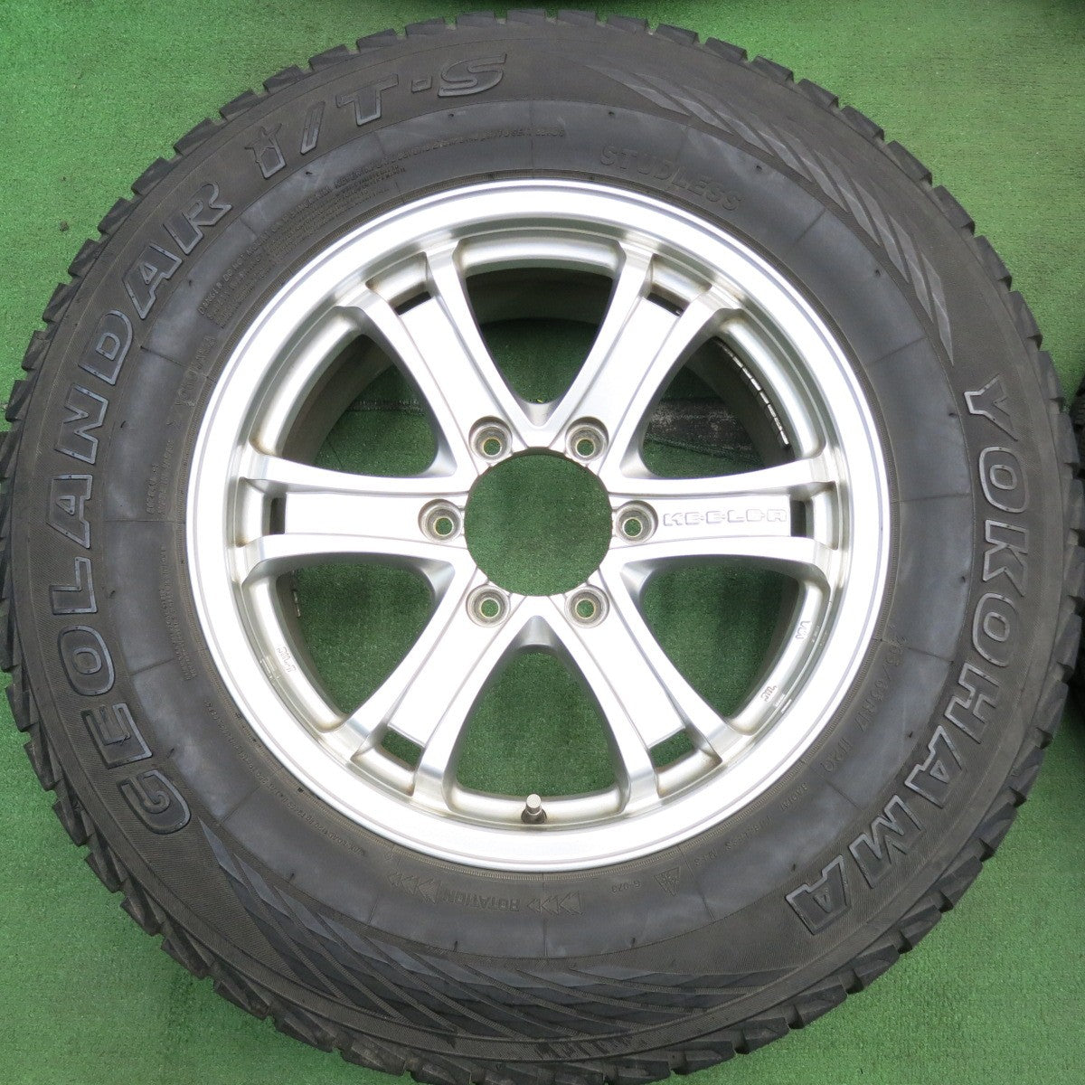 キレイ★KEELER FORCE 265/65R17 スタッドレス ヨコハマ ジオランダー i/T-S キーラー フォース 17インチ PCD139.7/6H★5053001HAス