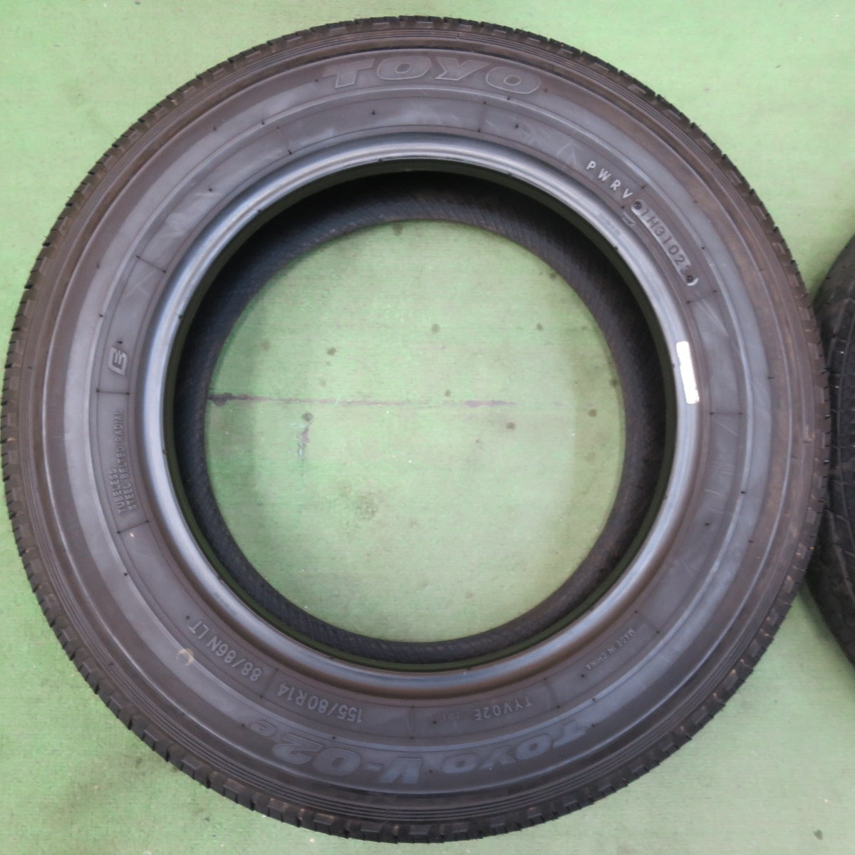 バリ溝!23年!9分★155/80R14 88/86N トーヨー V-02e タイヤ 14インチ プロボックス サクシード 等★5102003イノタ