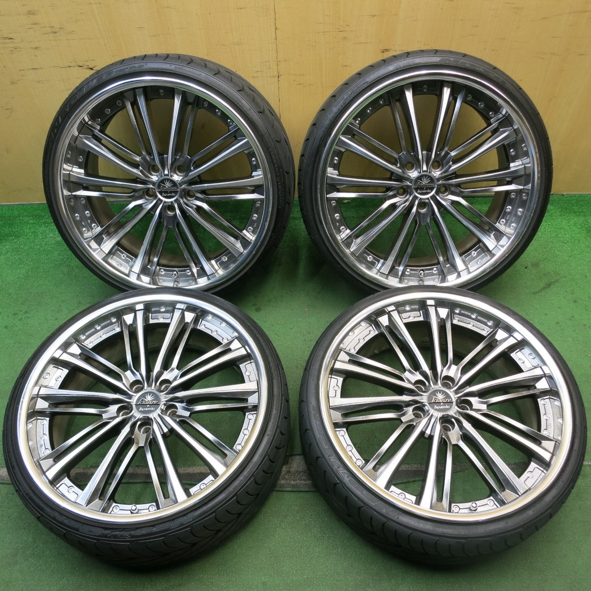 バリ溝!22年!9分★kranze Acuerdo 225/30R20 235/30R20 ニットー NEO テク GEN クレンツェ アクエルド 20インチ PCD114.3/5H★5091111HAノ