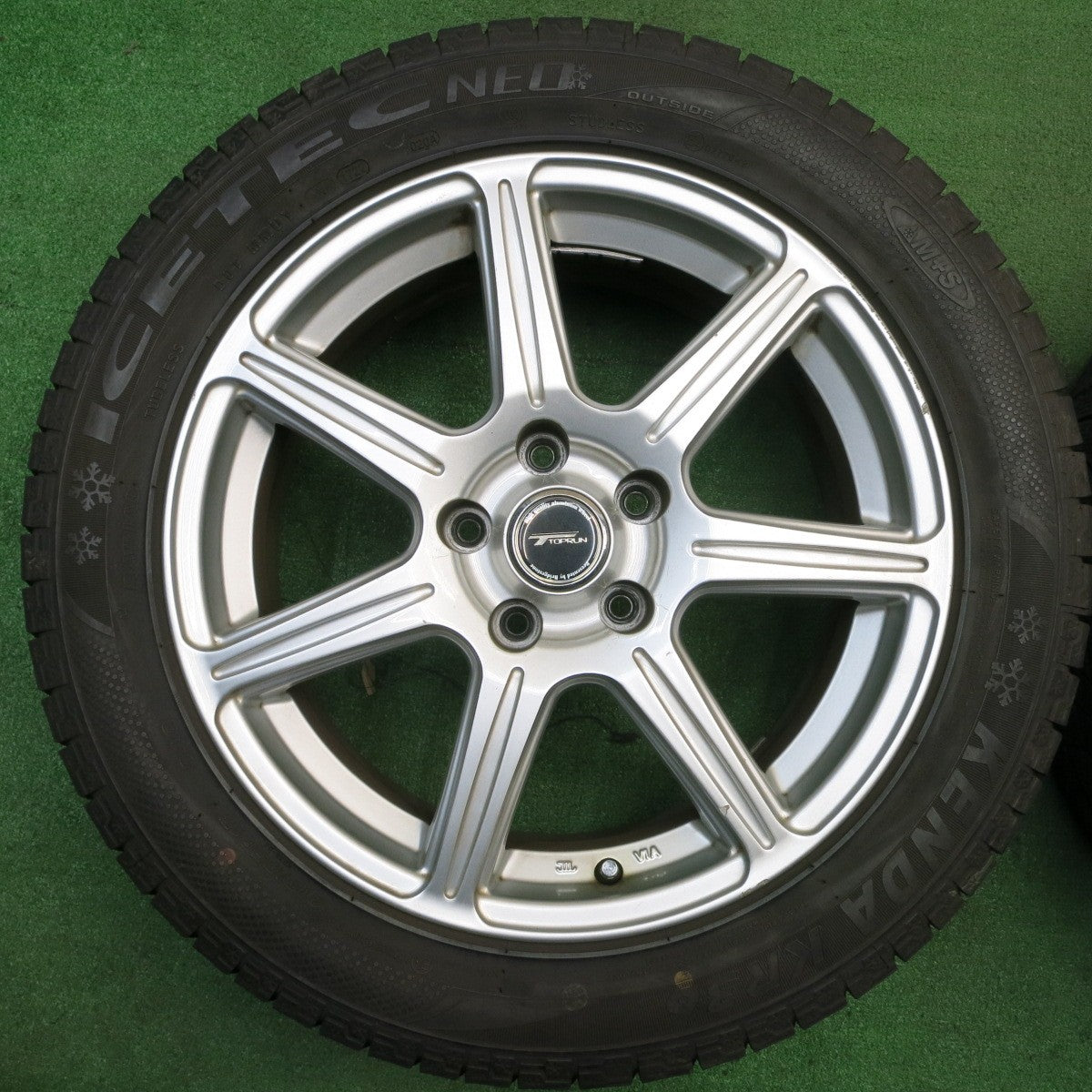 4本価格!22年★スタッドレス 215/55R17 ケンダ KR36 アイステック ネオ TOPRUN トップラン 17インチ PCD114.3/5H★5042101NJス