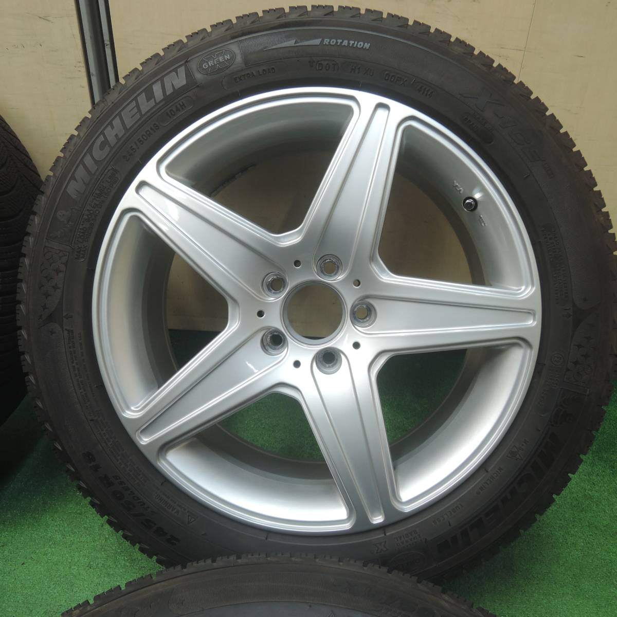 キレイ★ベンツ 等 AGA TARGA 245/50R18 スタッドレス ミシュラン X-ICE XI3 18インチ PCD112/5H★4020904SYス