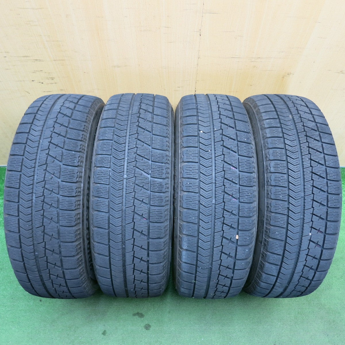 キレイ◎スタッドレス 195/65R15 ブリヂストン ブリザック VRX 社外 アルミ 15インチ PCD114.3/5H◎6071202HAス