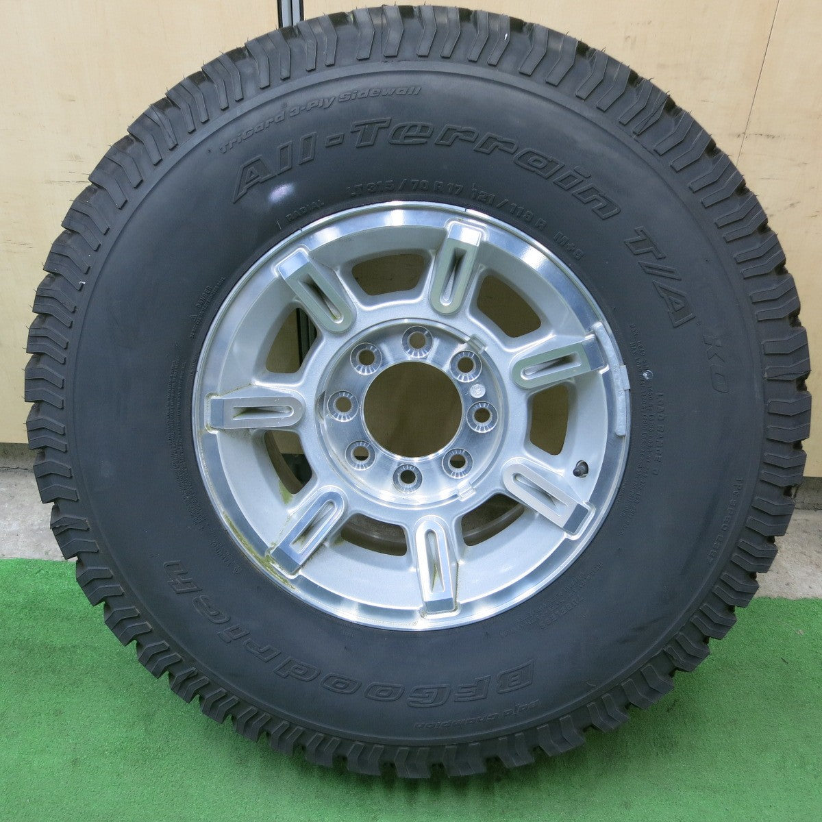 未使用!1本★ハマー H2 純正 315/70R17 121/118R BFグッドリッチ All-Terrain T/A KO 17インチ PCD165.1/8H★5052301ナノ