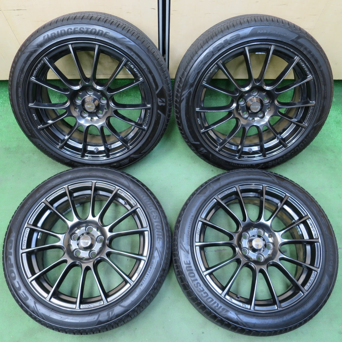 バリ溝！22年！9分☆プリウス 等 WedsSport SA-72R AMF 215/45R17