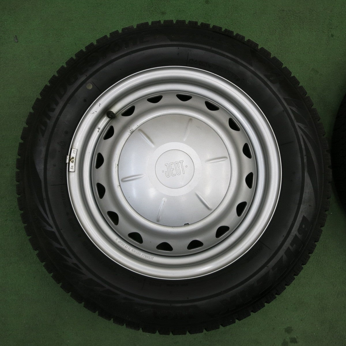 バリ溝!21年!9.5分★スタッドレス 195/65R15 ブリヂストン ブリザック VRX2 ・JECT・ スチール 15インチ PCD100 114.3/5H マルチ★5042803TTス