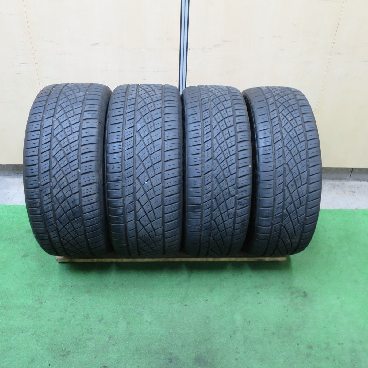 バリ溝!24年!8.5分★BMW G20 G21 3シリーズ 純正 225/45R18 255/40R18 コンチネンタル エクストリームコンタクト DWS06 プラス 18インチ PCD112/5H★5090405TTノ