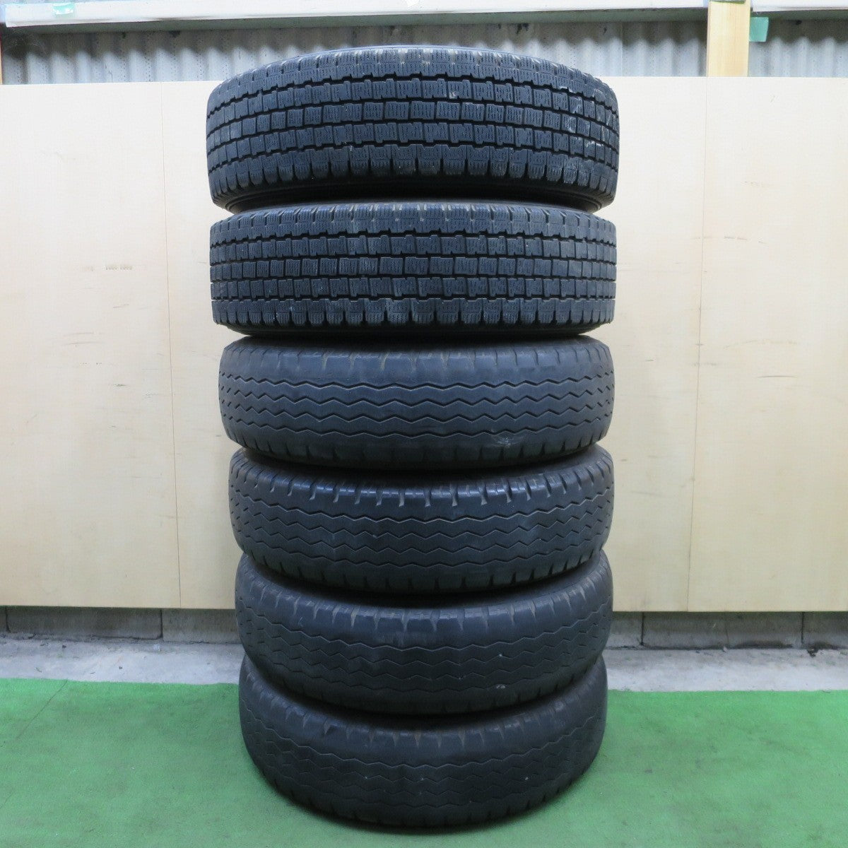 6本価格★トラック 205/75R16 113/111L スタッドレス ブリヂストン ブリザック W969 G590 TOPY スチール 116.5-8TC 16インチ PCD203.2/5H★6031102ナノ