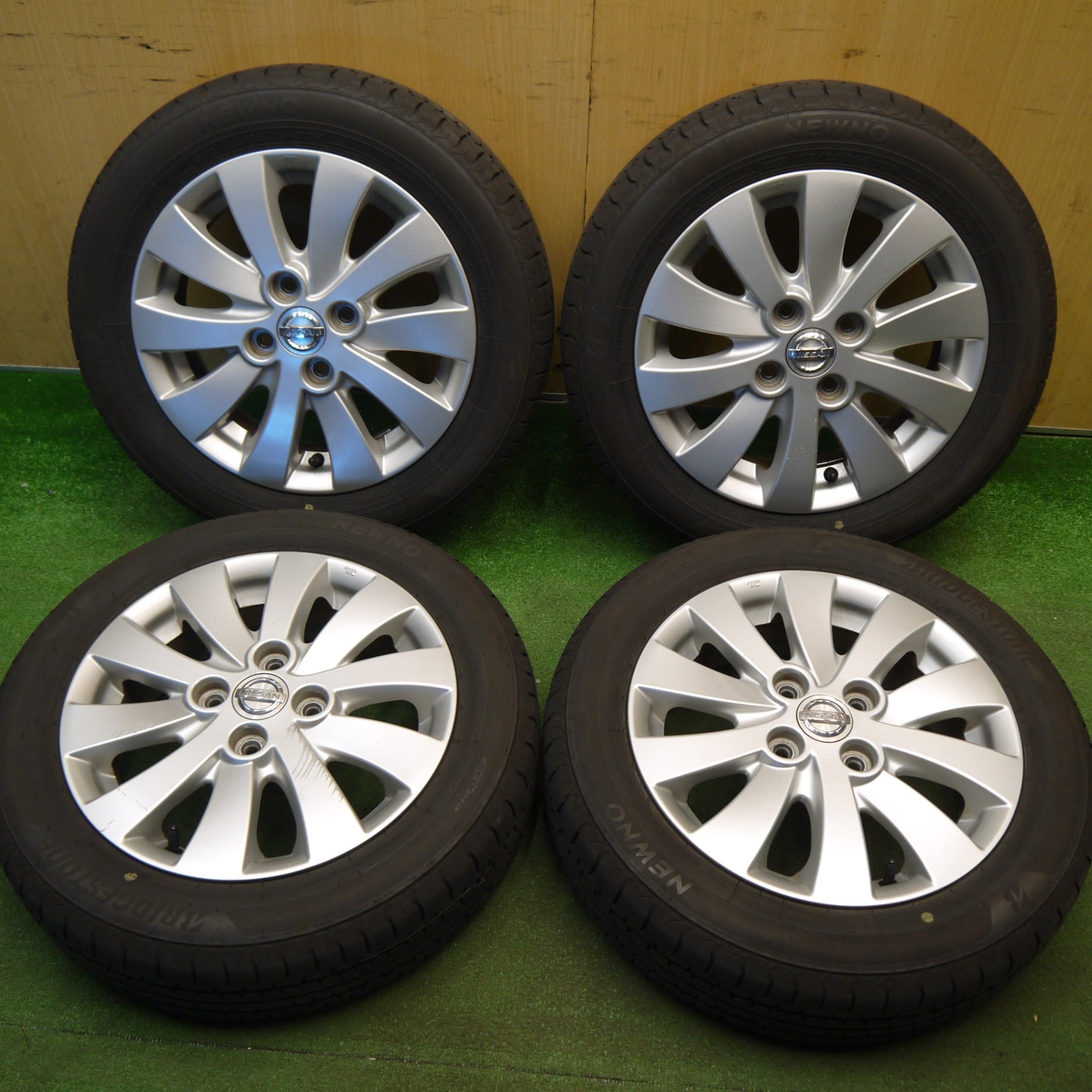 4本価格！24年☆日産 モコ 純正 155/65R14 ブリヂストン NEWNO 