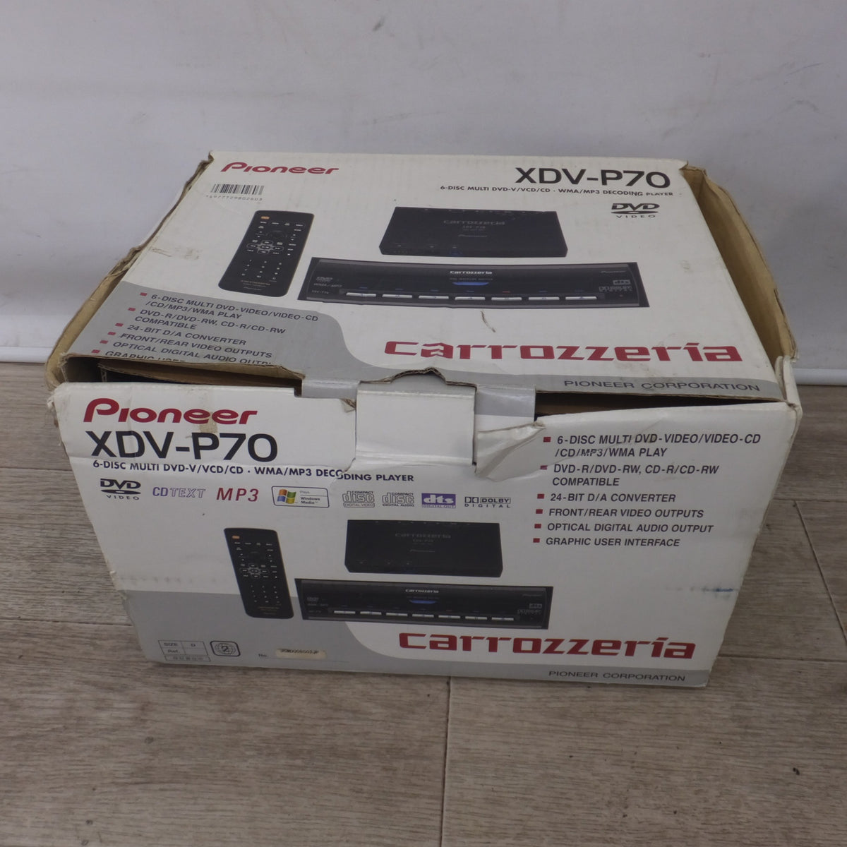 現状品★カロッツェリア carrozzeria 6ディスクマルチDVDプレーヤー XDV-P70 XDV-P70(CXC5806)★