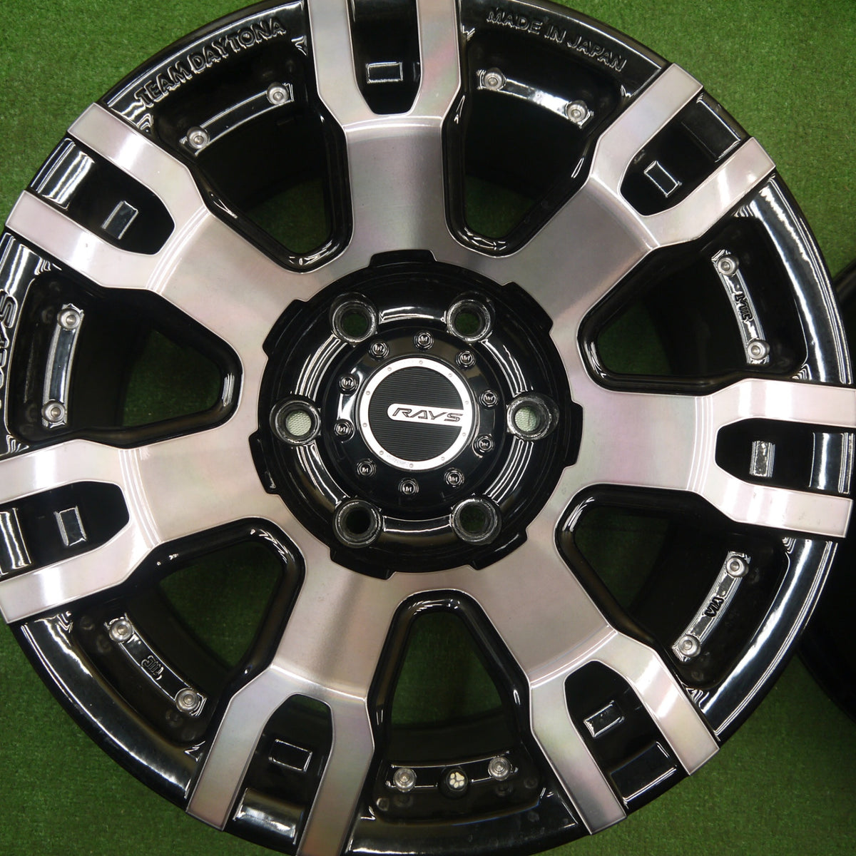 キレイ★RAYS DAYTONA FDX-F7S 17インチ ホイール レイズ デイトナ 17×8J PCD139.7/6H★6010608Hホ