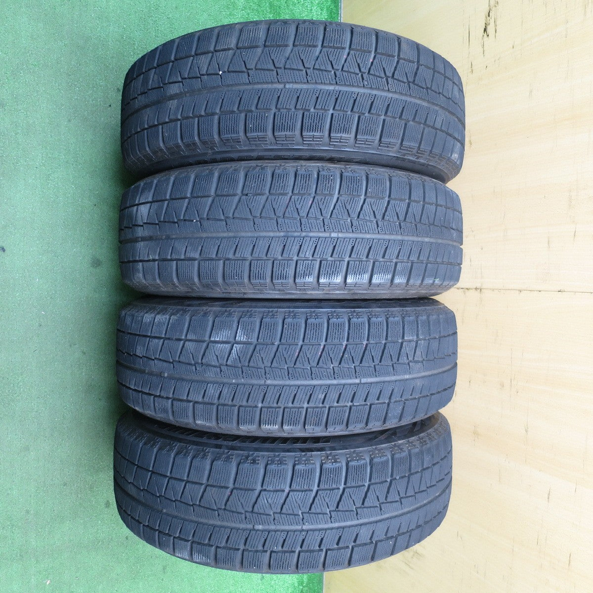 キレイ★プリウス 等 195/65R15 スタッドレス ブリヂストン ブリザック REVO GZ JOKER ジョーカー 15インチ PCD100/5H★5052702NJス