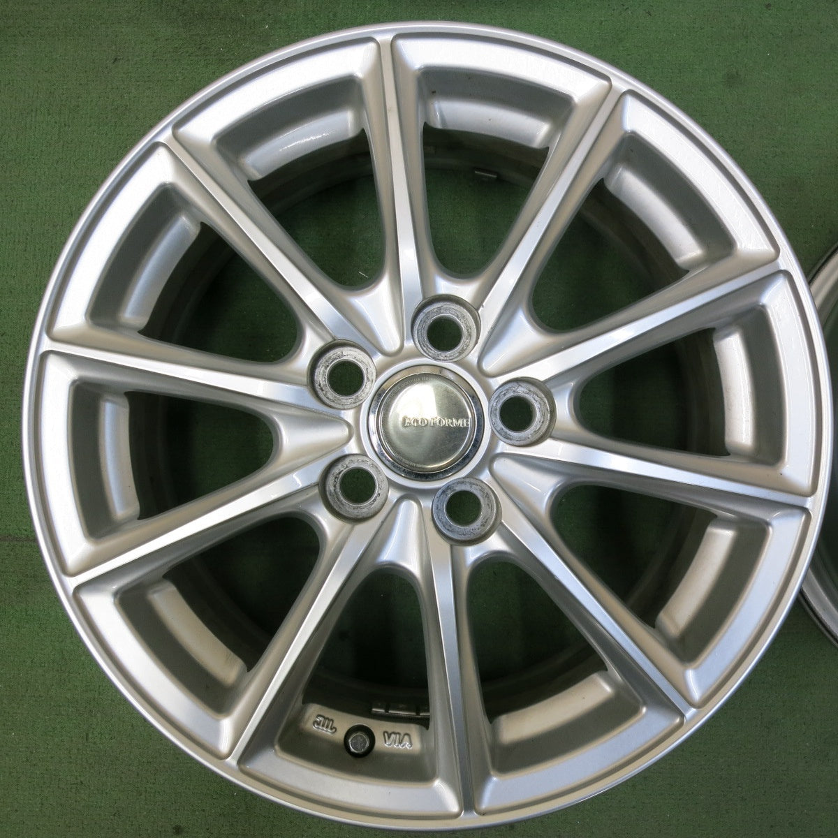 キレイ★プリウス 等 ECO FORME 15インチ ホイール エコフォルム 15×6J PCD100/5H★5071109SYホ