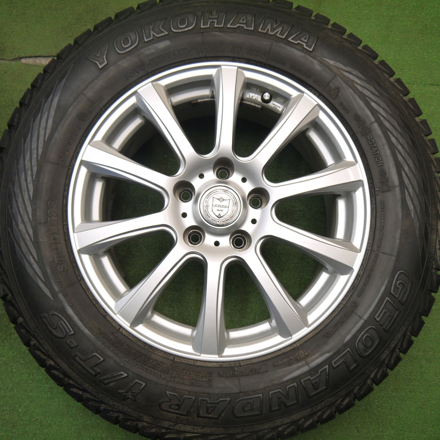 キレイ★スタッドレス 215/70R16 ヨコハマ ジオランダー i/T-S JOKER ジョーカー 16インチ PCD114.3/5H★5040905Hス